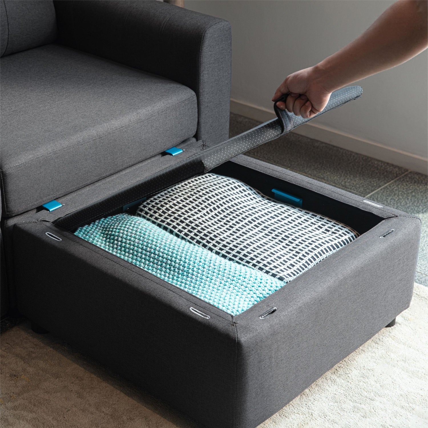 Unlocking the Magic of Storage Space in Modular Sofas - LINSY HOME