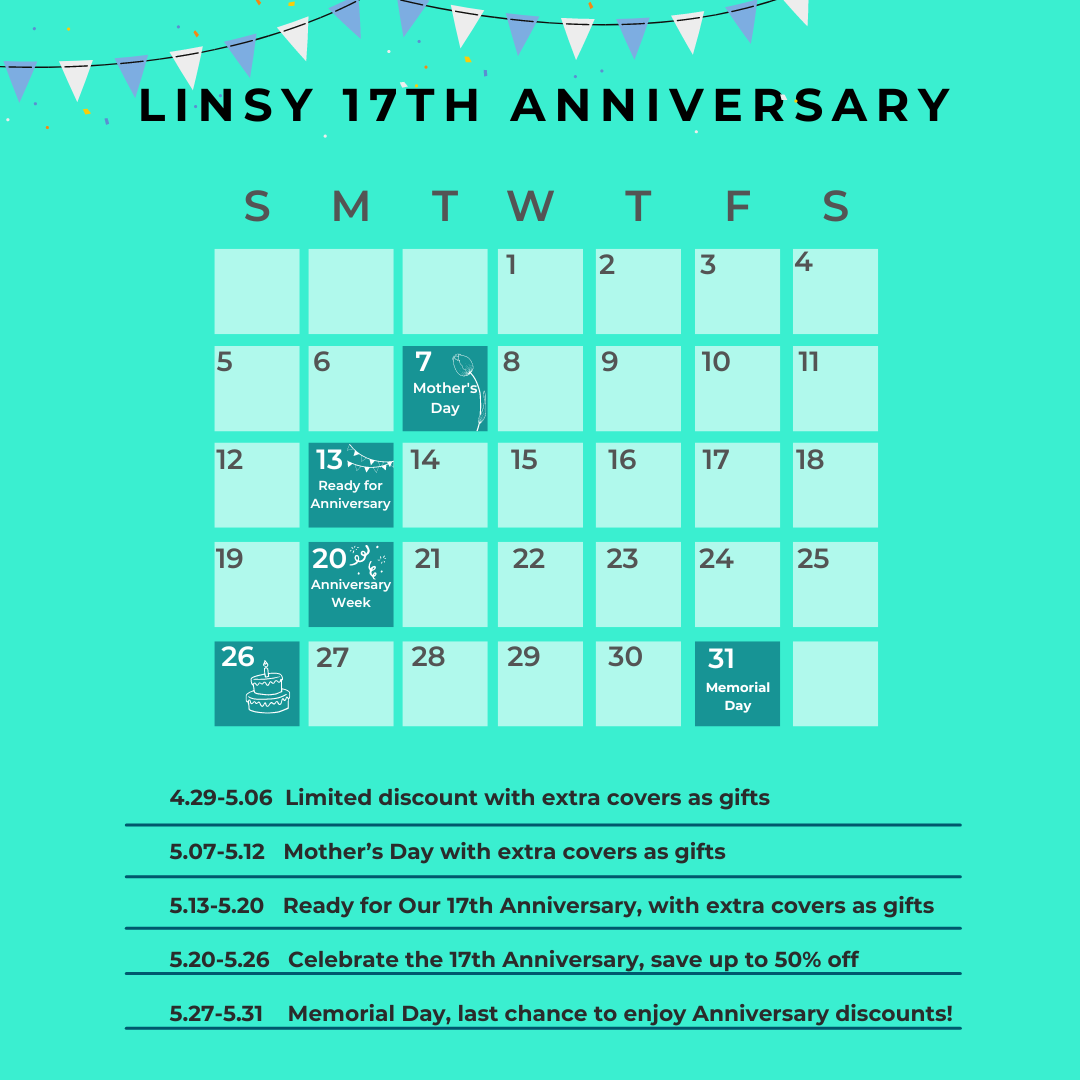 Don't miss out on LINSY anniversary discounts!