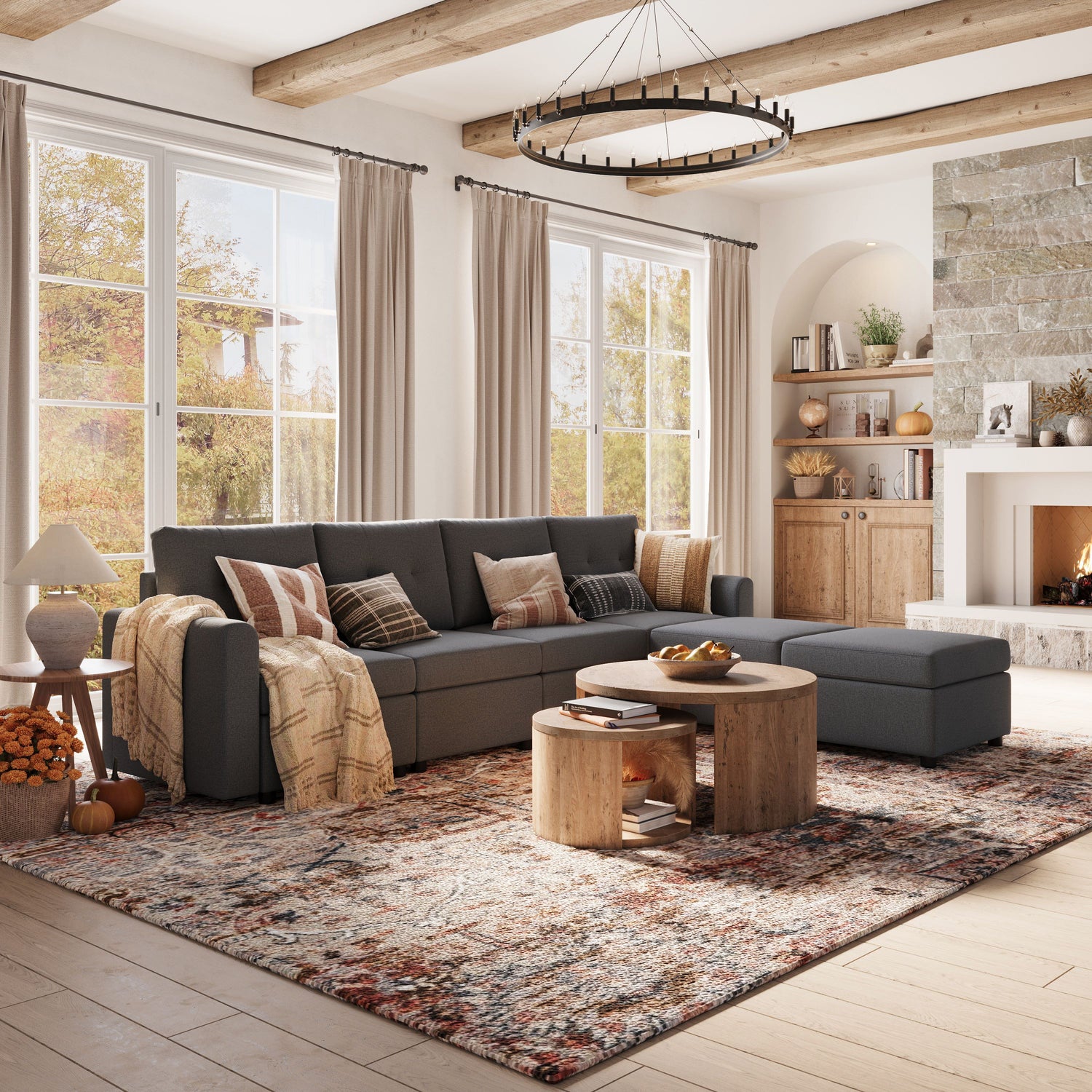 4 Ways to Make Your Living Room Feel Cozier This Autumn - LINSY HOME