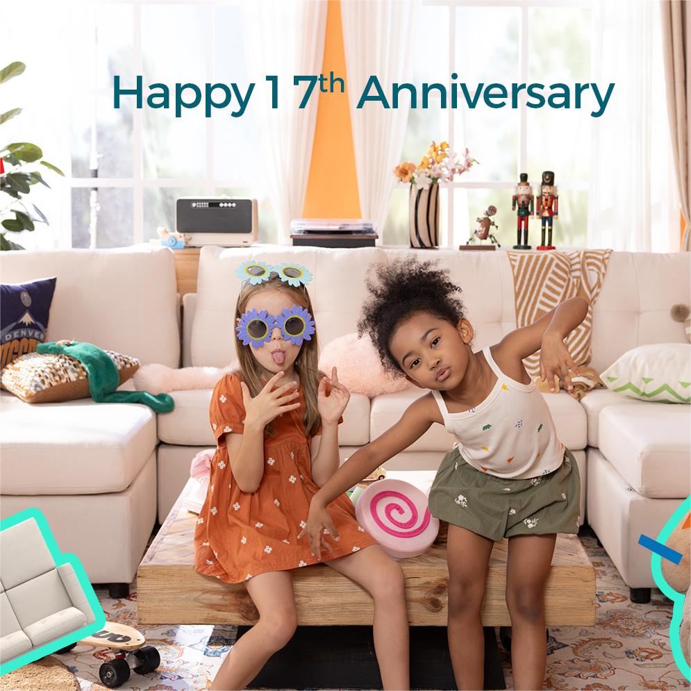 LINSY HOME 17th Anniversary Celebration: Amazing Discounts from May 20th to 26th!