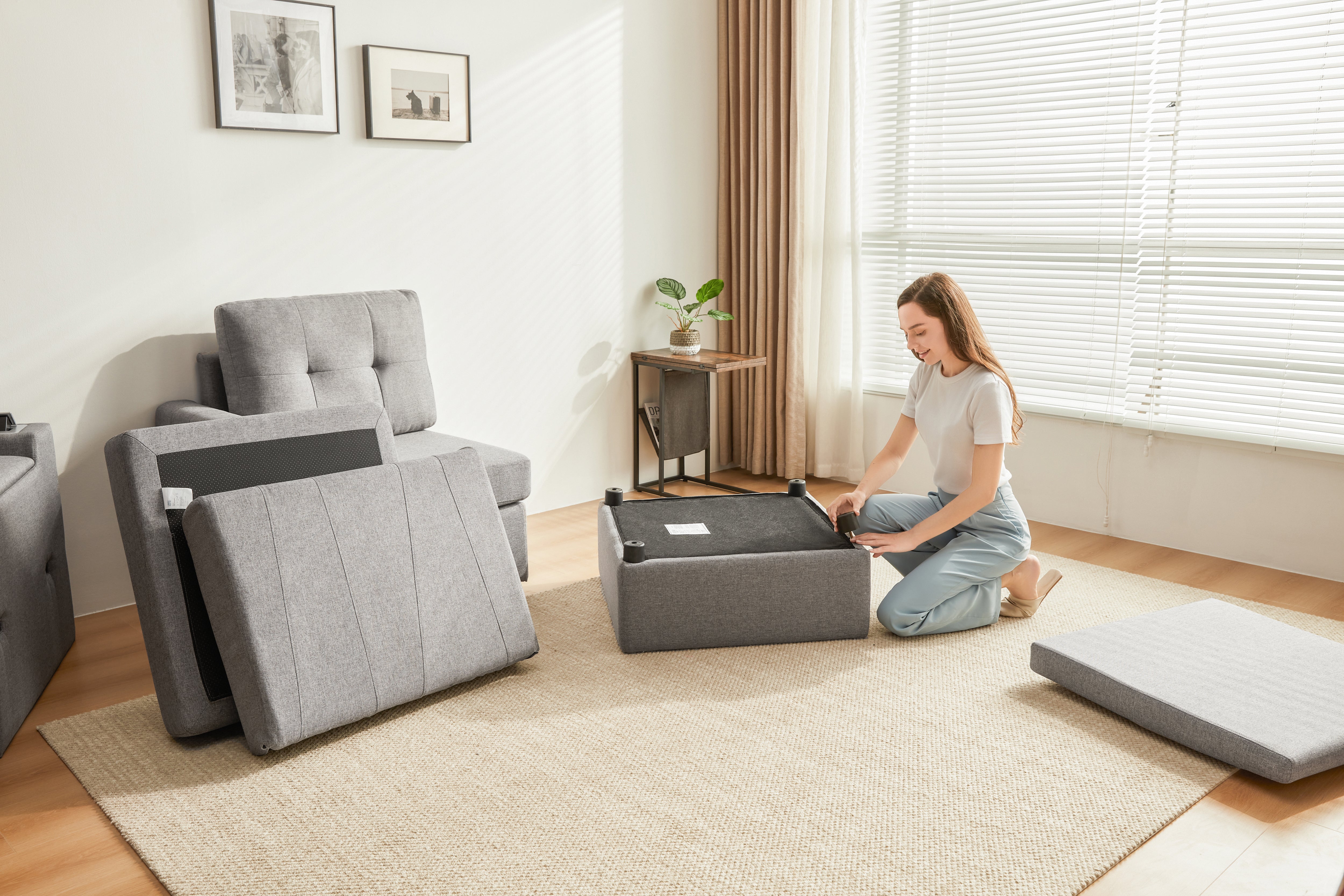 RUBIK III 2 Seats with Console - LINSY HOME