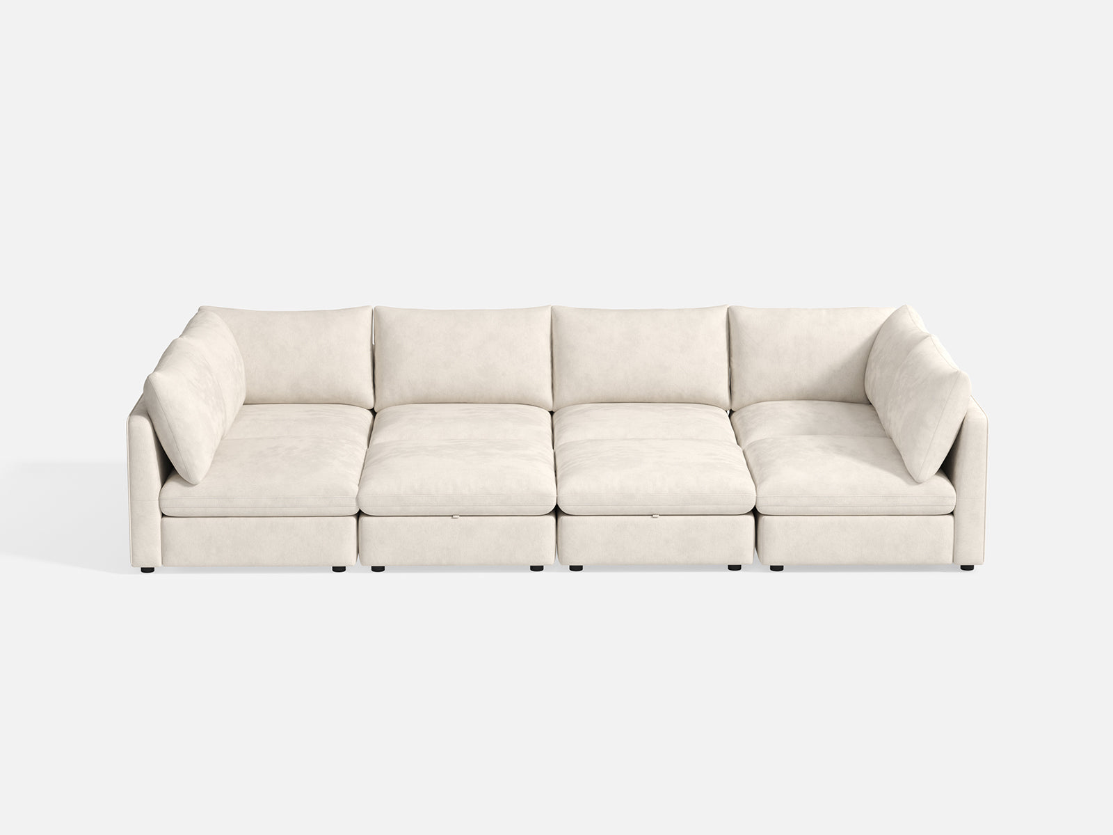 RUBIK V 4 Seats with 2 Corners & 2 Ottomans