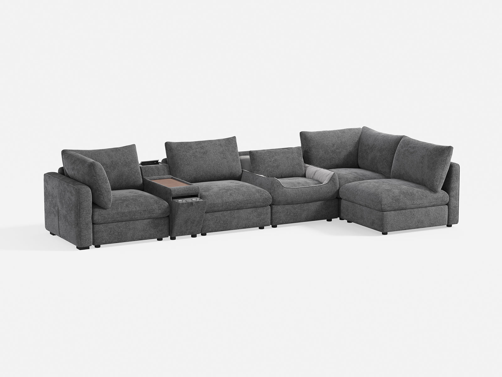 RUBIK V 5 Seats with Console & Pet Bed Module