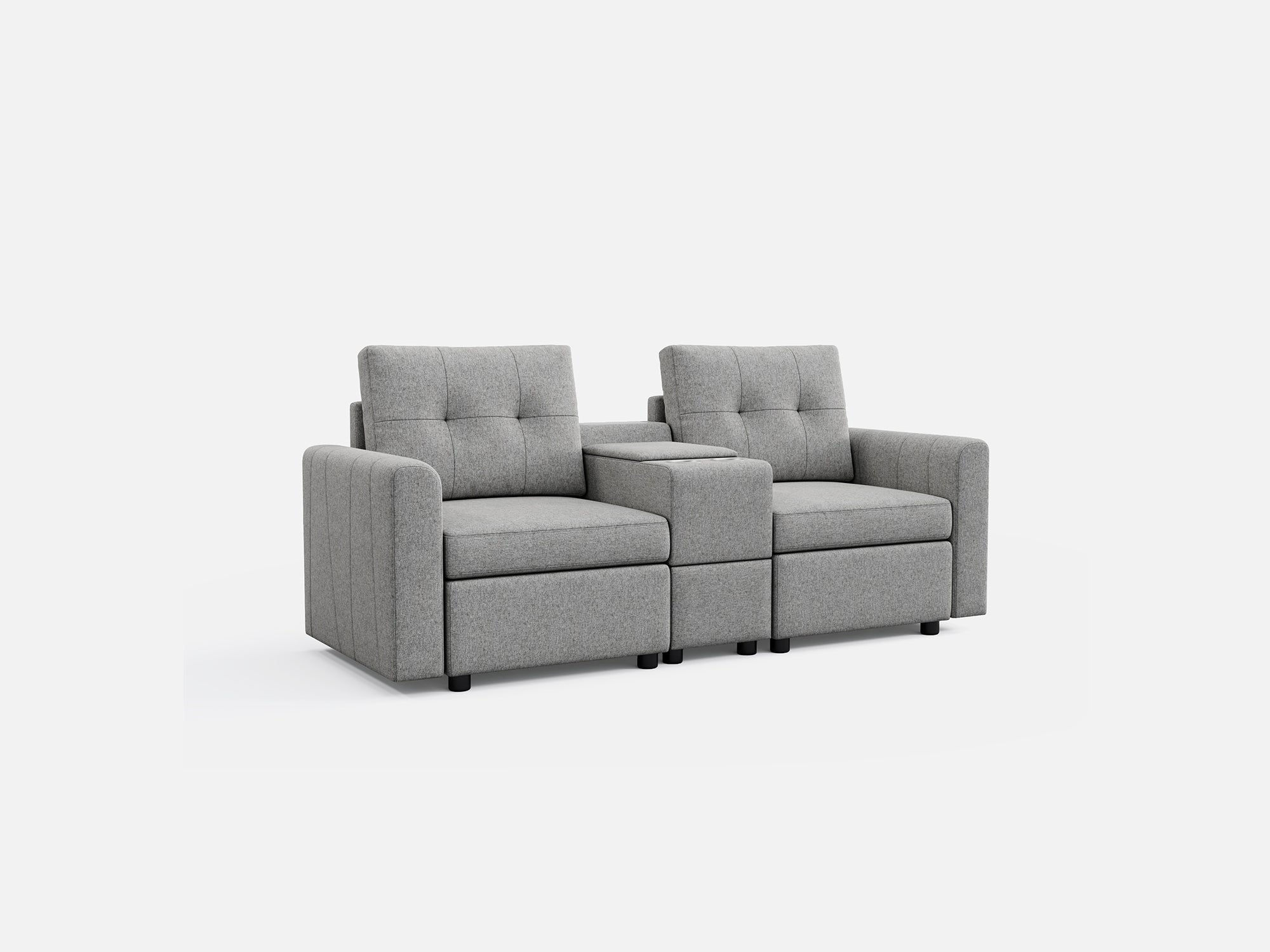 RUBIK III 2 Seats with Console - LINSY HOME