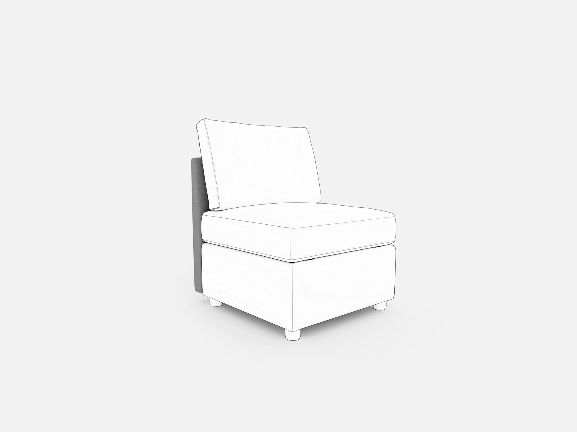 RUBIK I Backrest & Headrest & Seat & Ottoman & Armrest & Back Cushion
