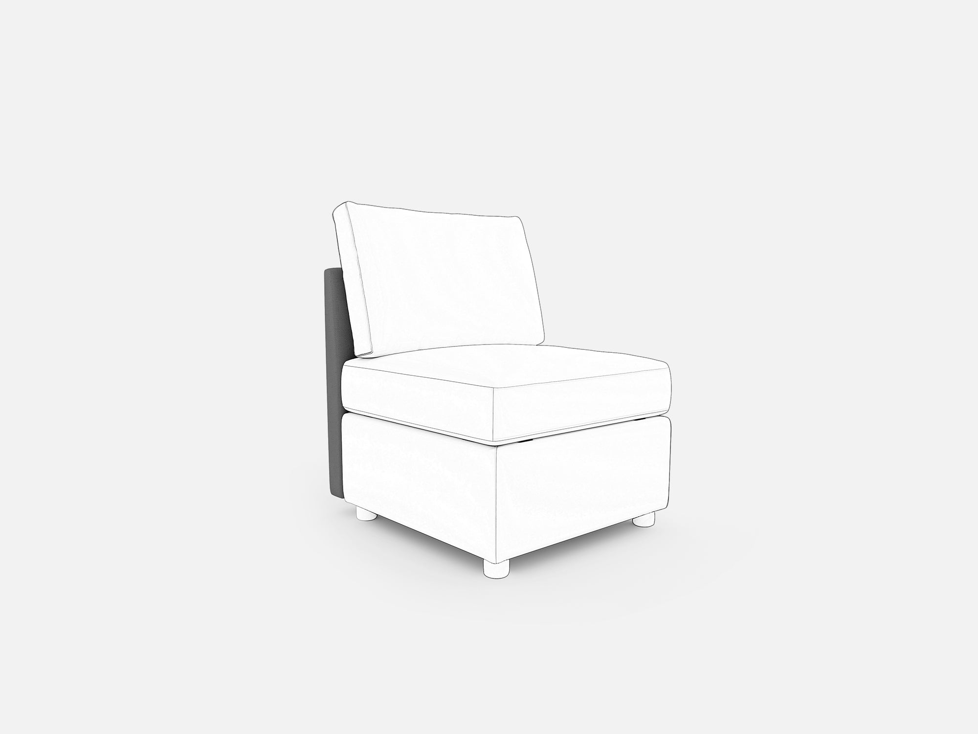RUBIK I Backrest & Headrest & Seat & Ottoman & Armrest & Back Cushion