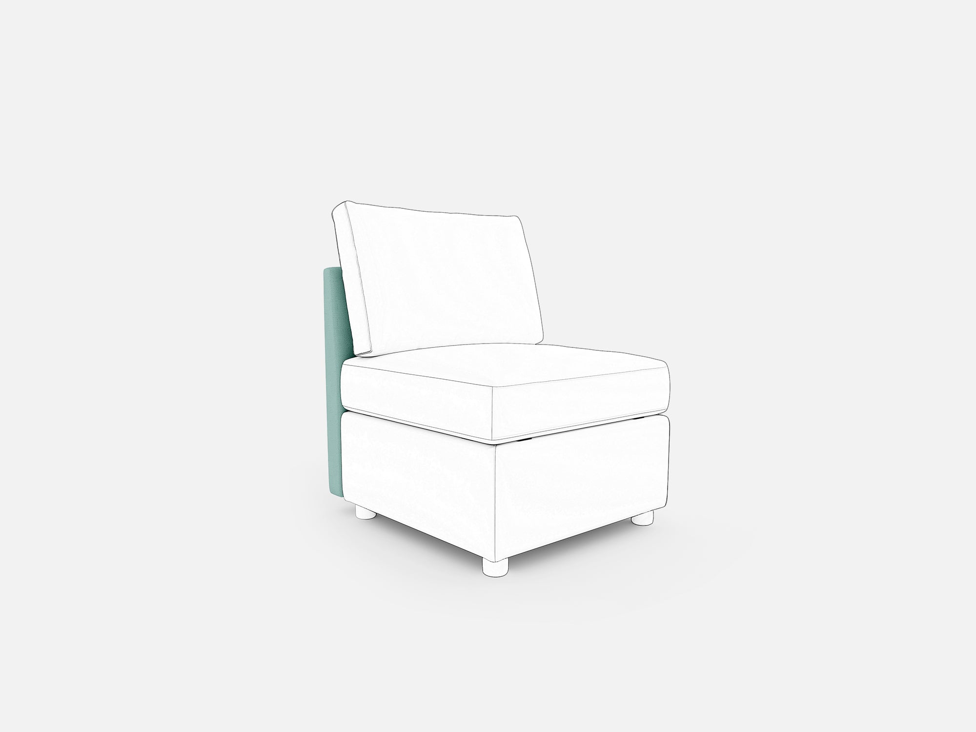 RUBIK I Backrest & Headrest & Seat & Ottoman & Armrest & Back Cushion