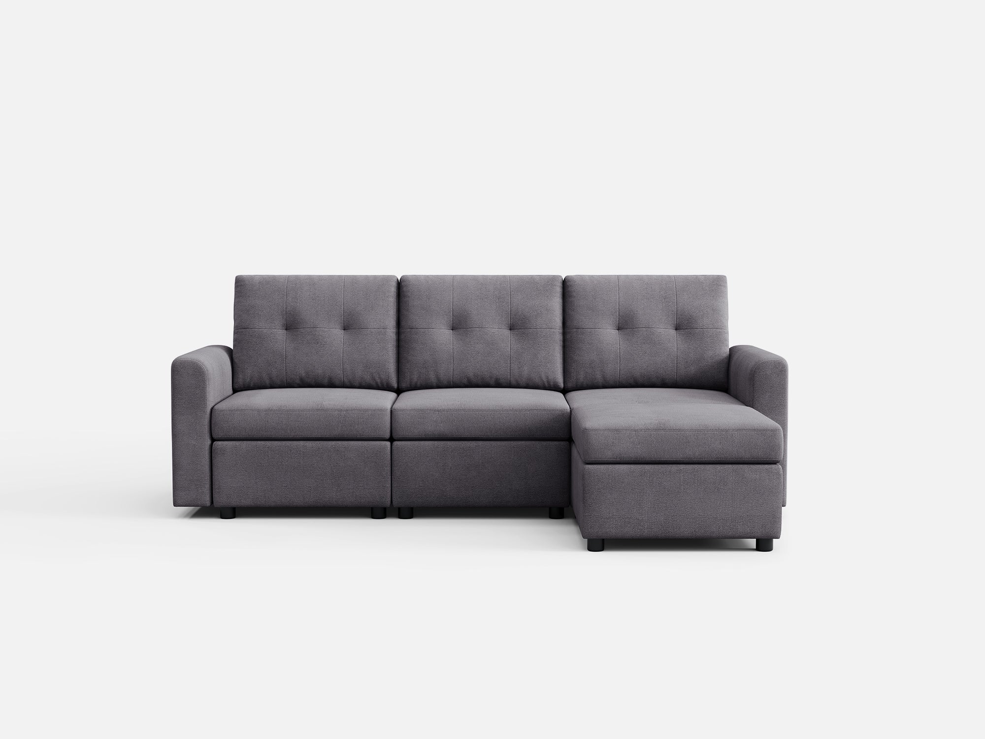 RUBIK III 3 Seats with Ottoman - LINSY HOME