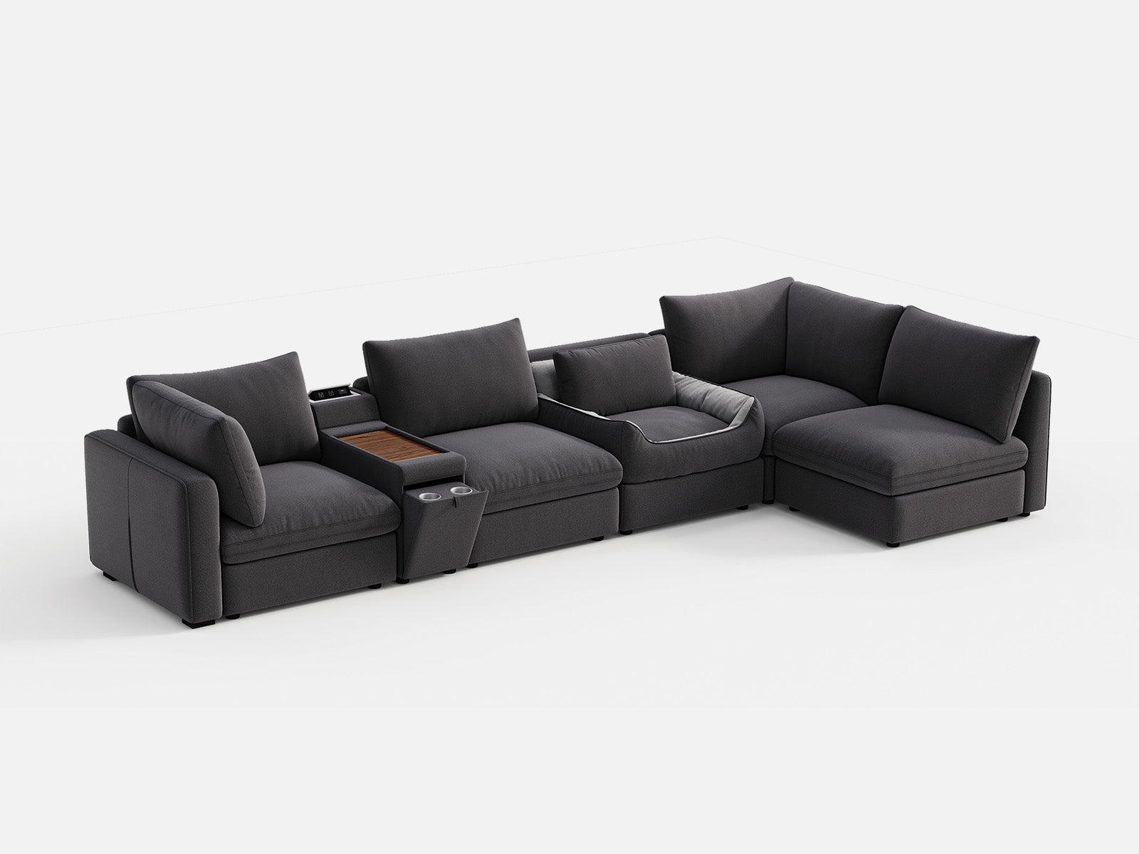 RUBIK V 5 Seats with Console & Pet Bed Module
