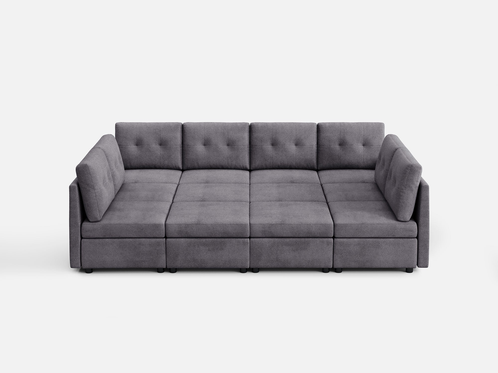 RUBIK III 8 Seats with 4 Ottomans and An Additional Set of Covers - LINSY HOME