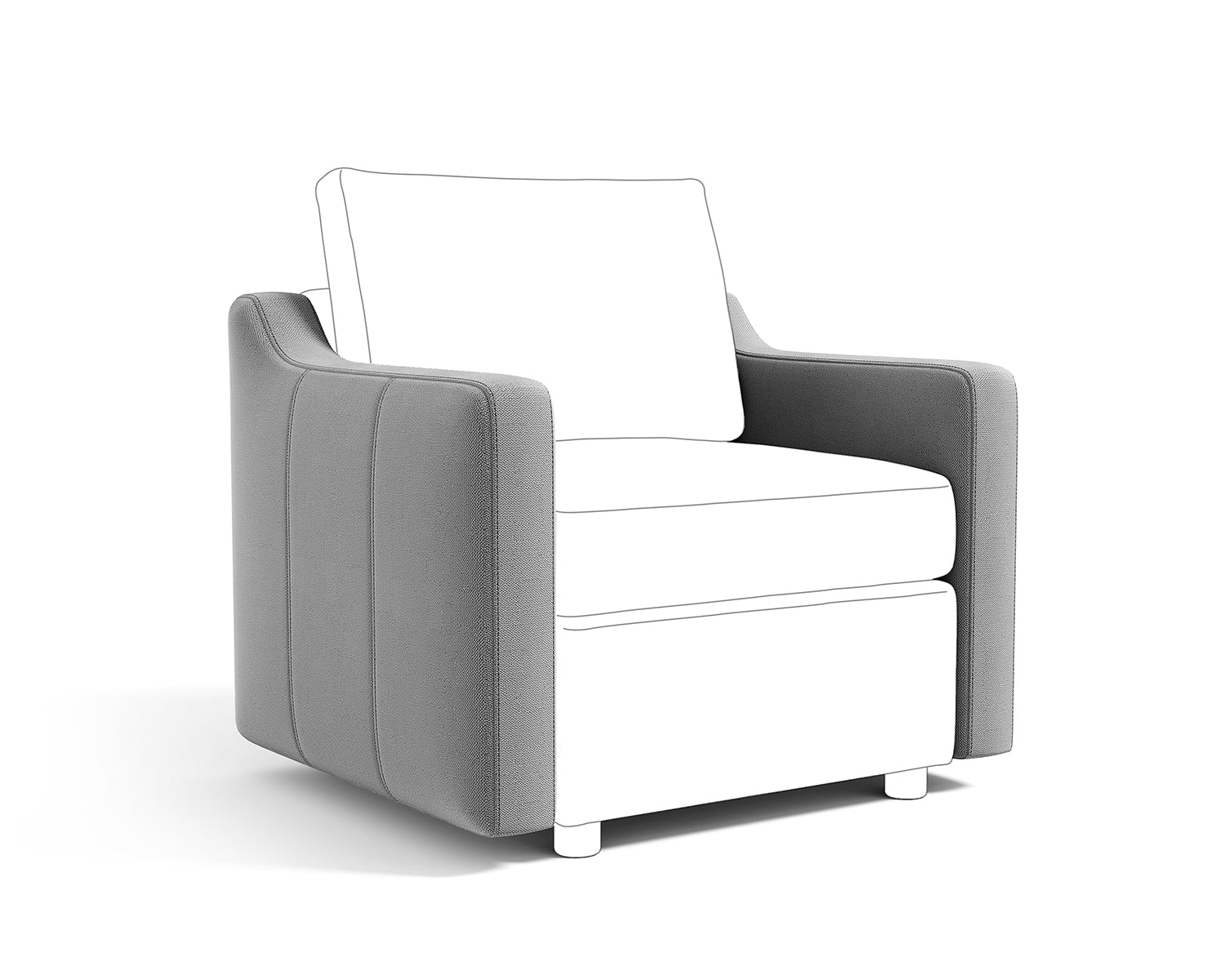 RUBIK I Armrest - LINSY HOME