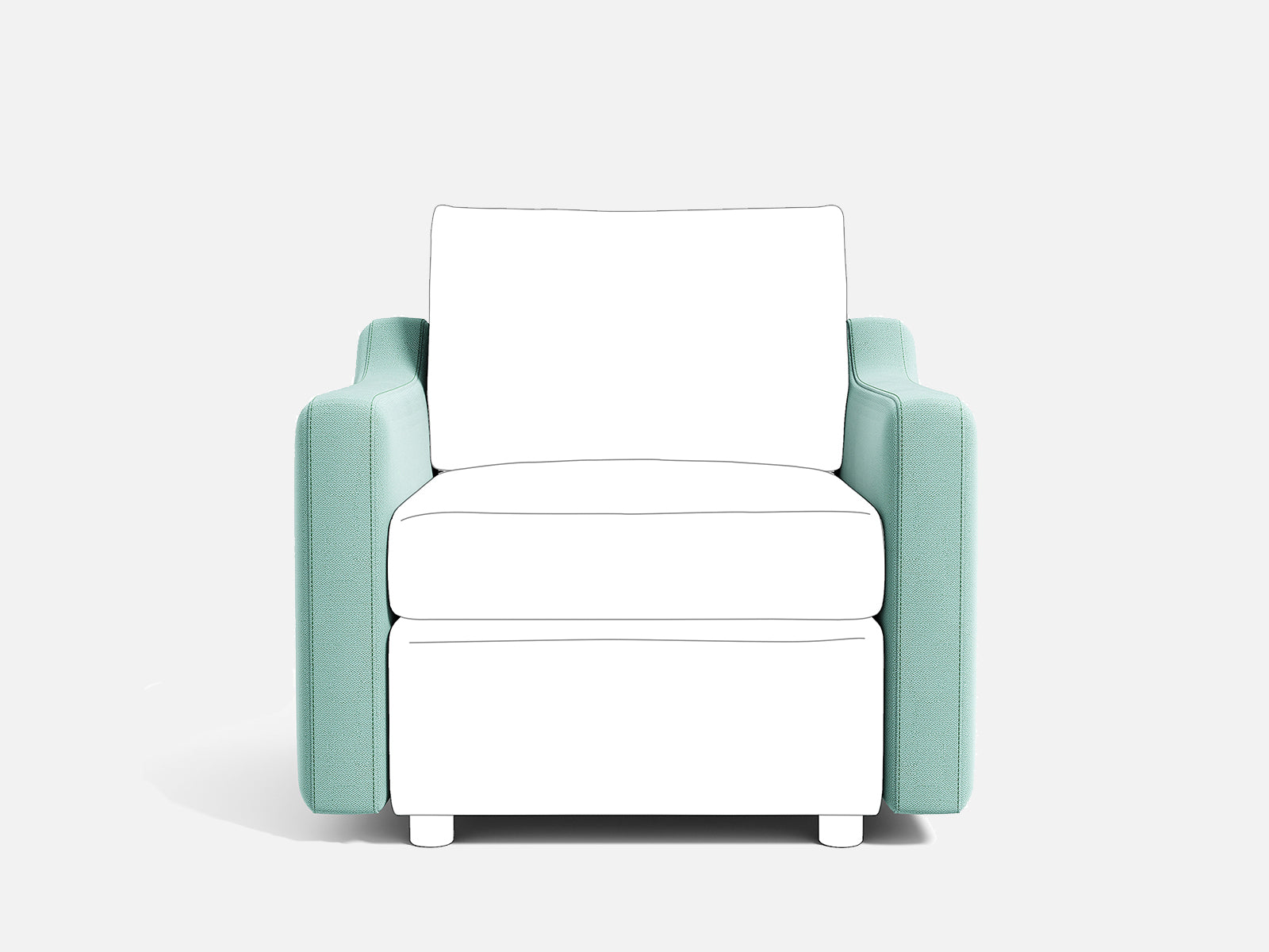 RUBIK I Backrest & Headrest & Seat & Ottoman & Armrest & Back Cushion