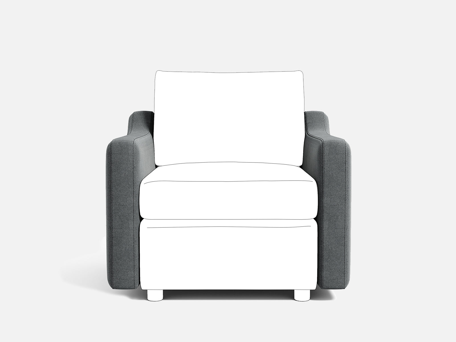 RUBIK I Backrest & Headrest & Seat & Ottoman & Armrest & Back Cushion