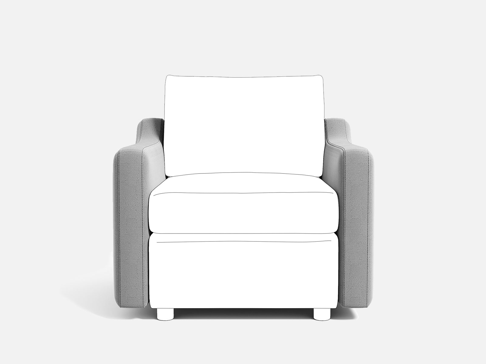 RUBIK I Backrest & Headrest & Seat & Ottoman & Armrest & Back Cushion