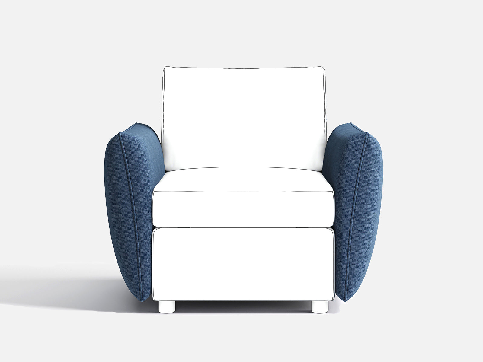 RUBIK I Backrest & Headrest & Seat & Ottoman & Armrest & Back Cushion