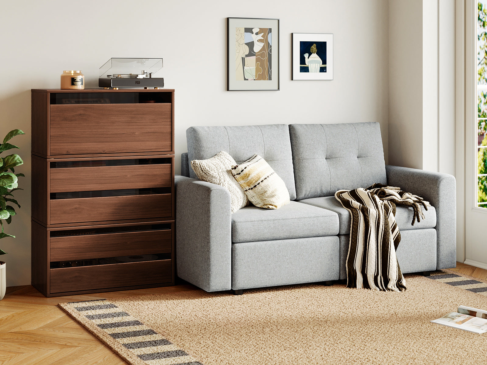 CABIK I 1 Single-Drawer & 2 Double-Drawer Cabinet