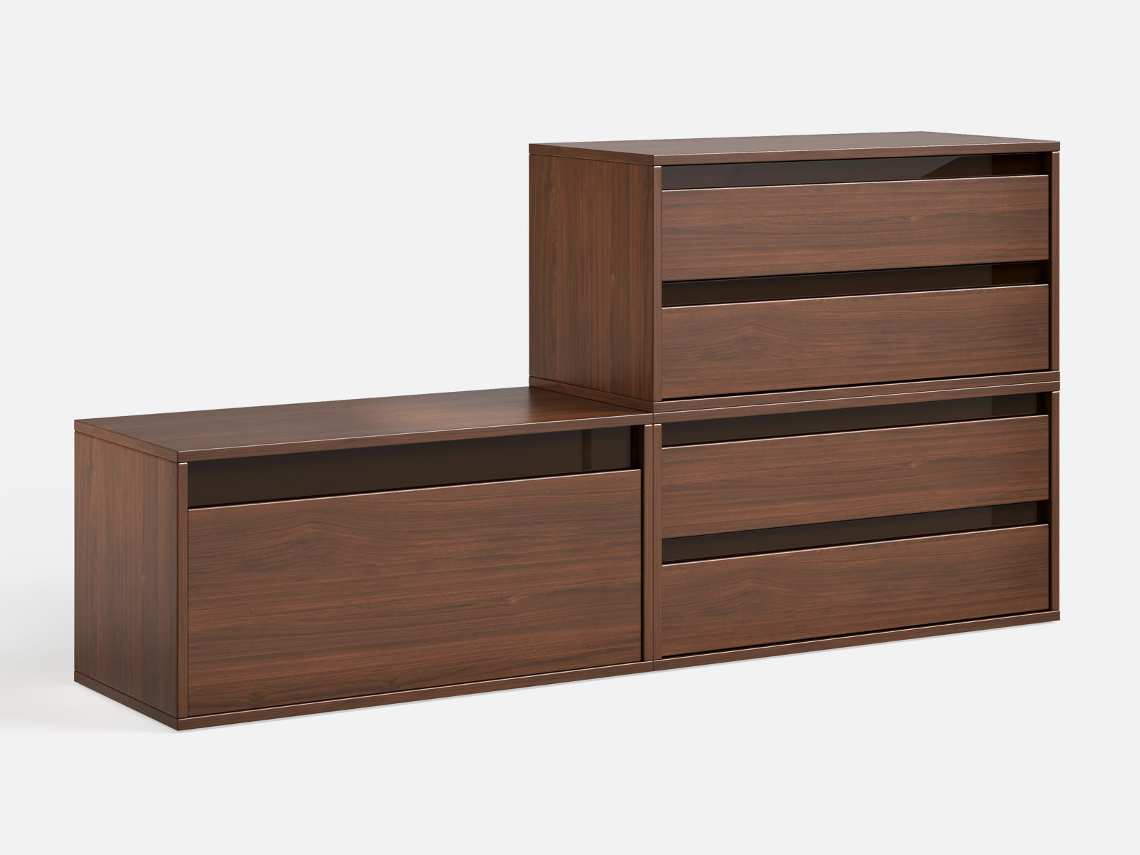 CABIK I 1 Single-Drawer & 2 Double-Drawer Cabinet