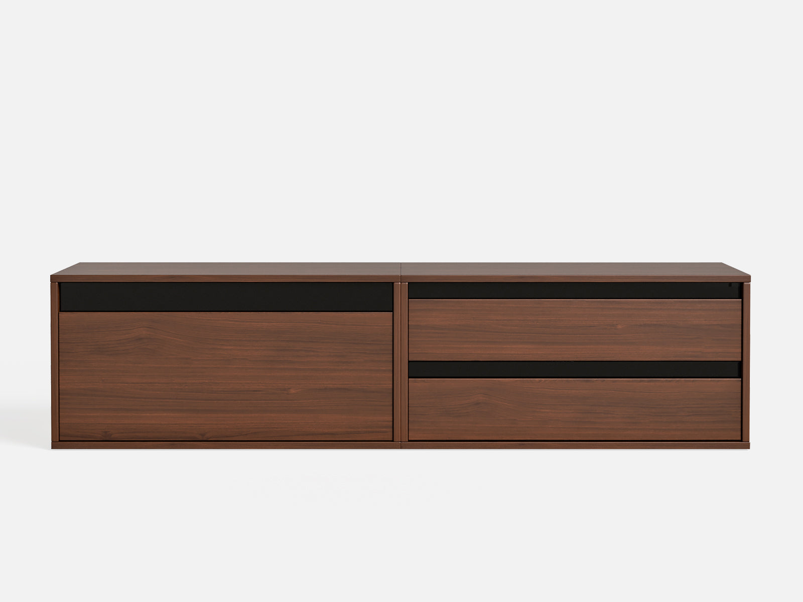 CABIK I 1 Single-Drawer & 1 Double-Drawer Cabinet