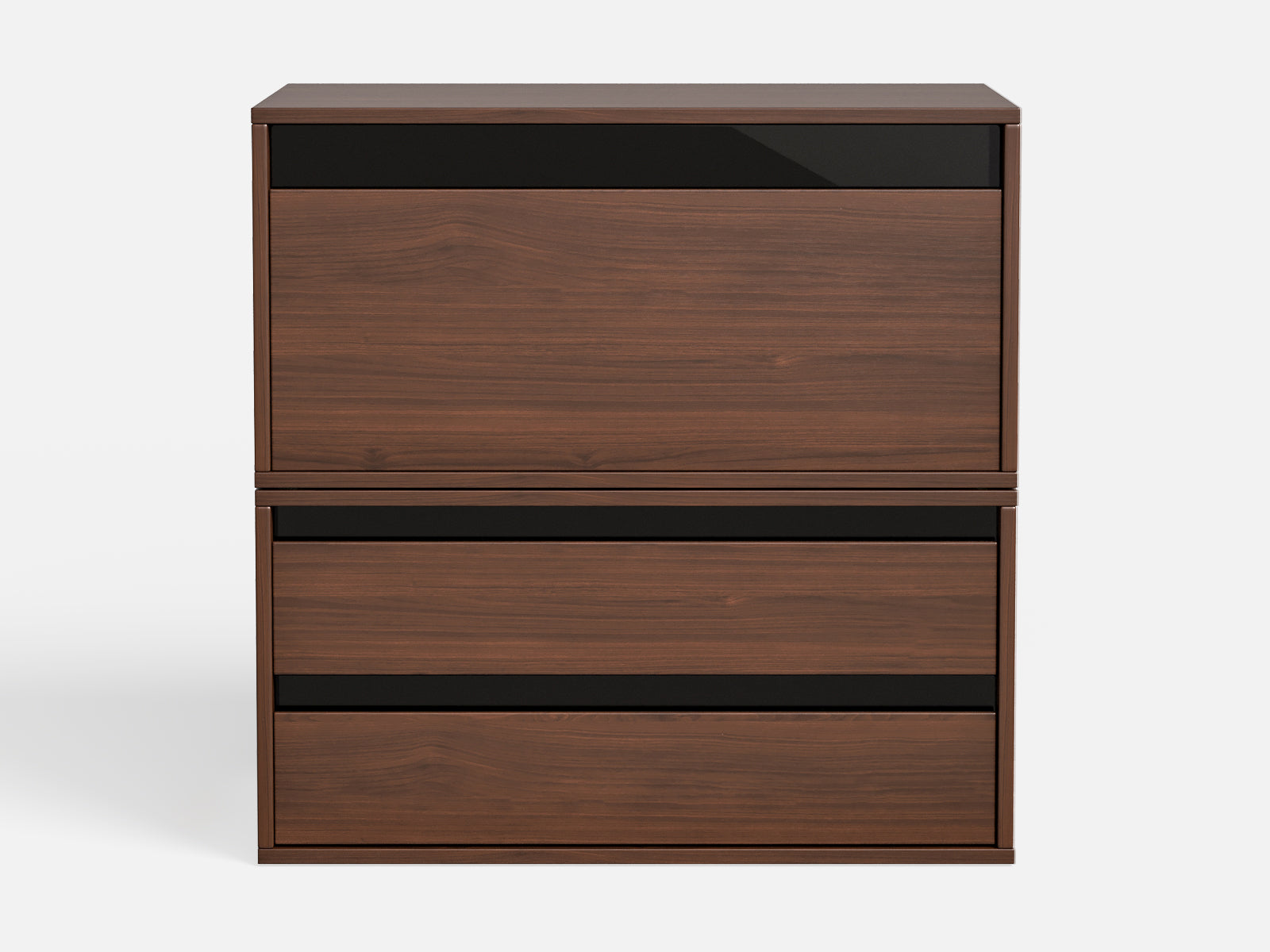CABIK I 1 Single-Drawer & 1 Double-Drawer Cabinet
