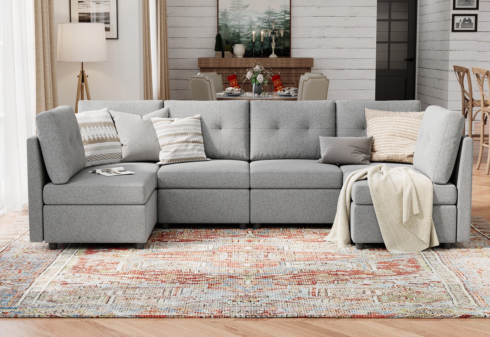 RUBIK III 6 Seats Sofa - LINSY HOME