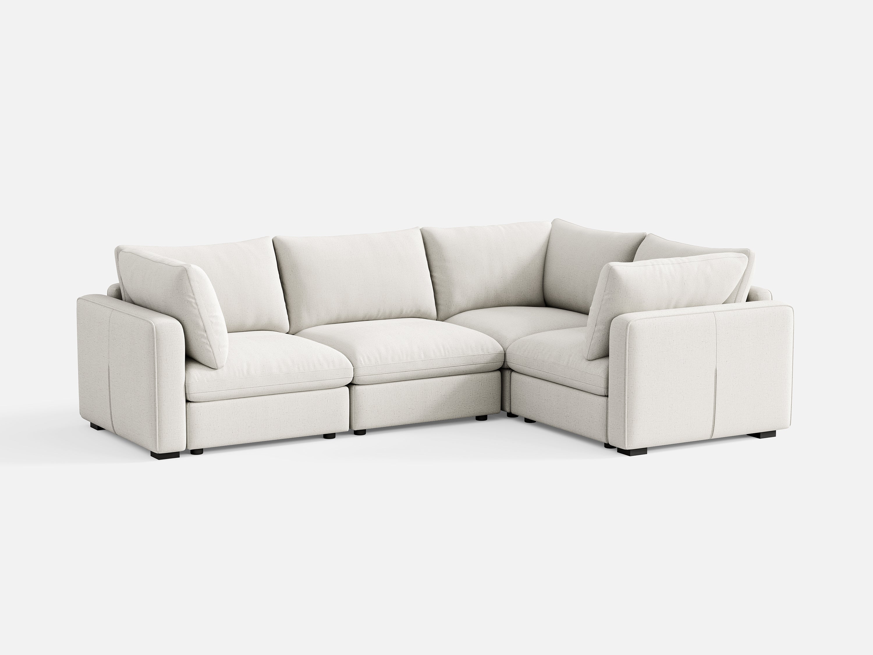 RUBIK V 3 Seats with Corner - LINSY HOME