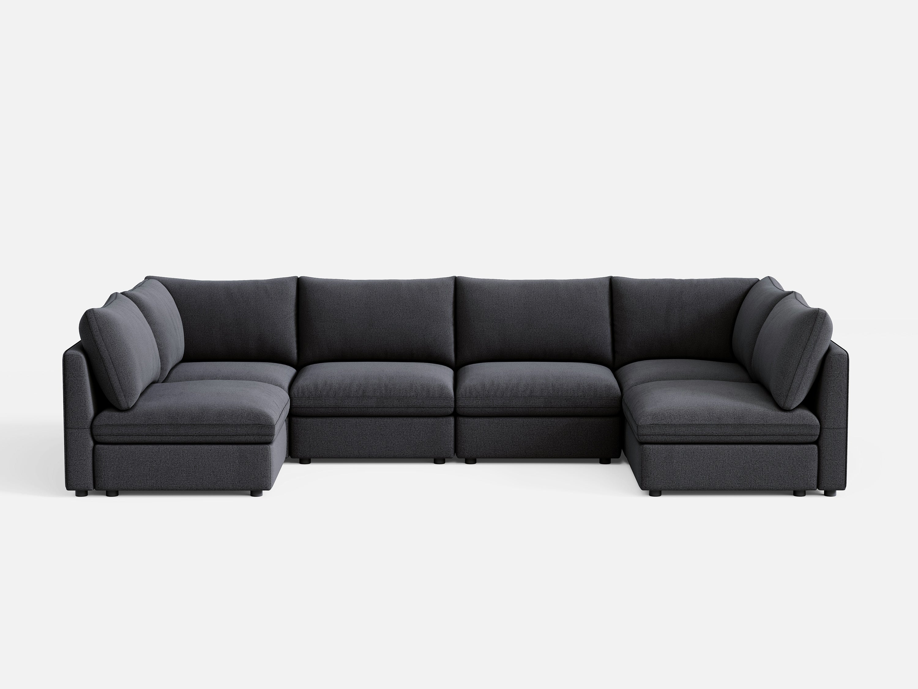 RUBIK V 4 Seats with 2 Corners - LINSY HOME