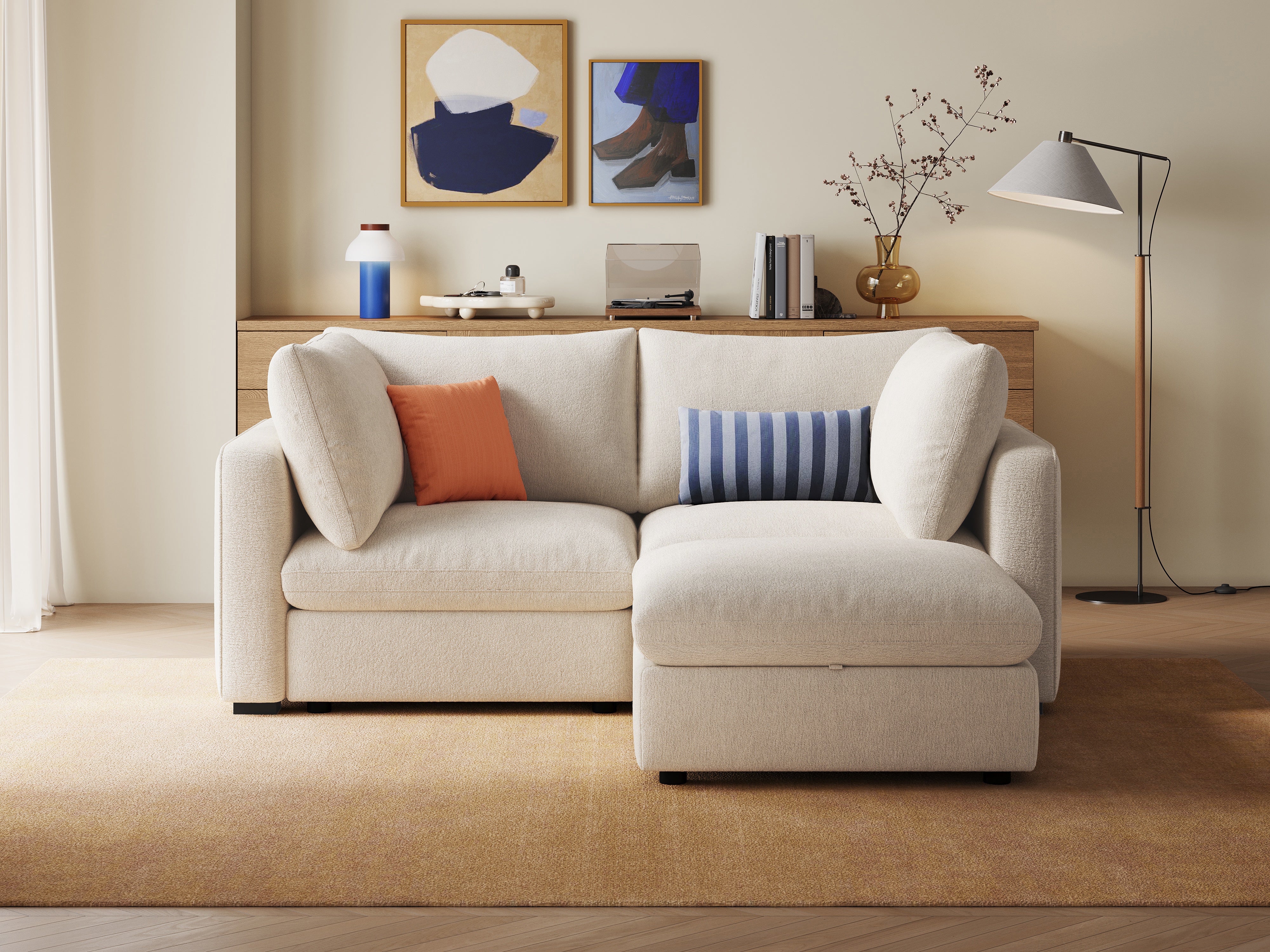 RUBIK V 2 Seats with Ottoman