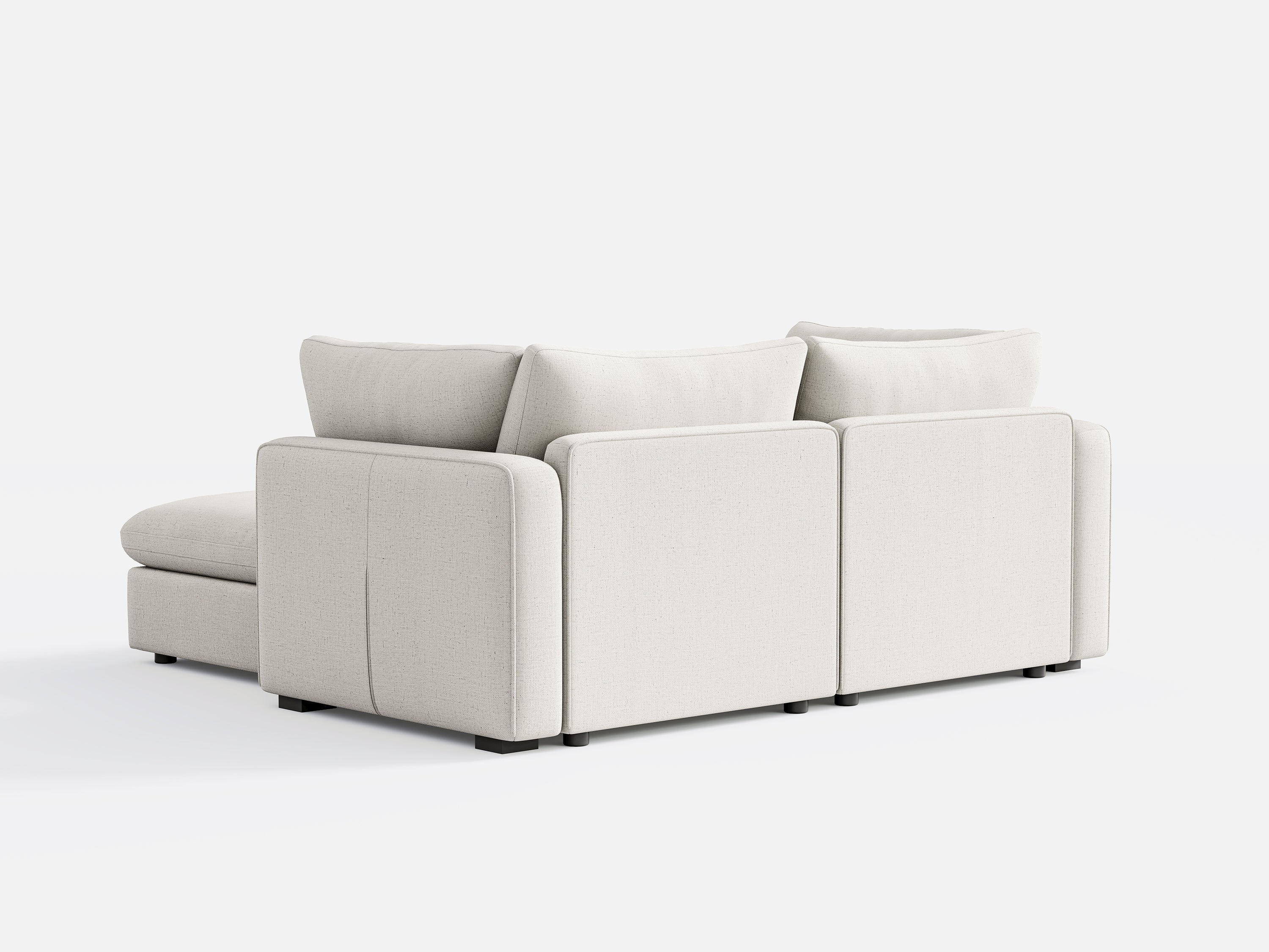 RUBIK V 2 Seats with Ottoman - LINSY HOME