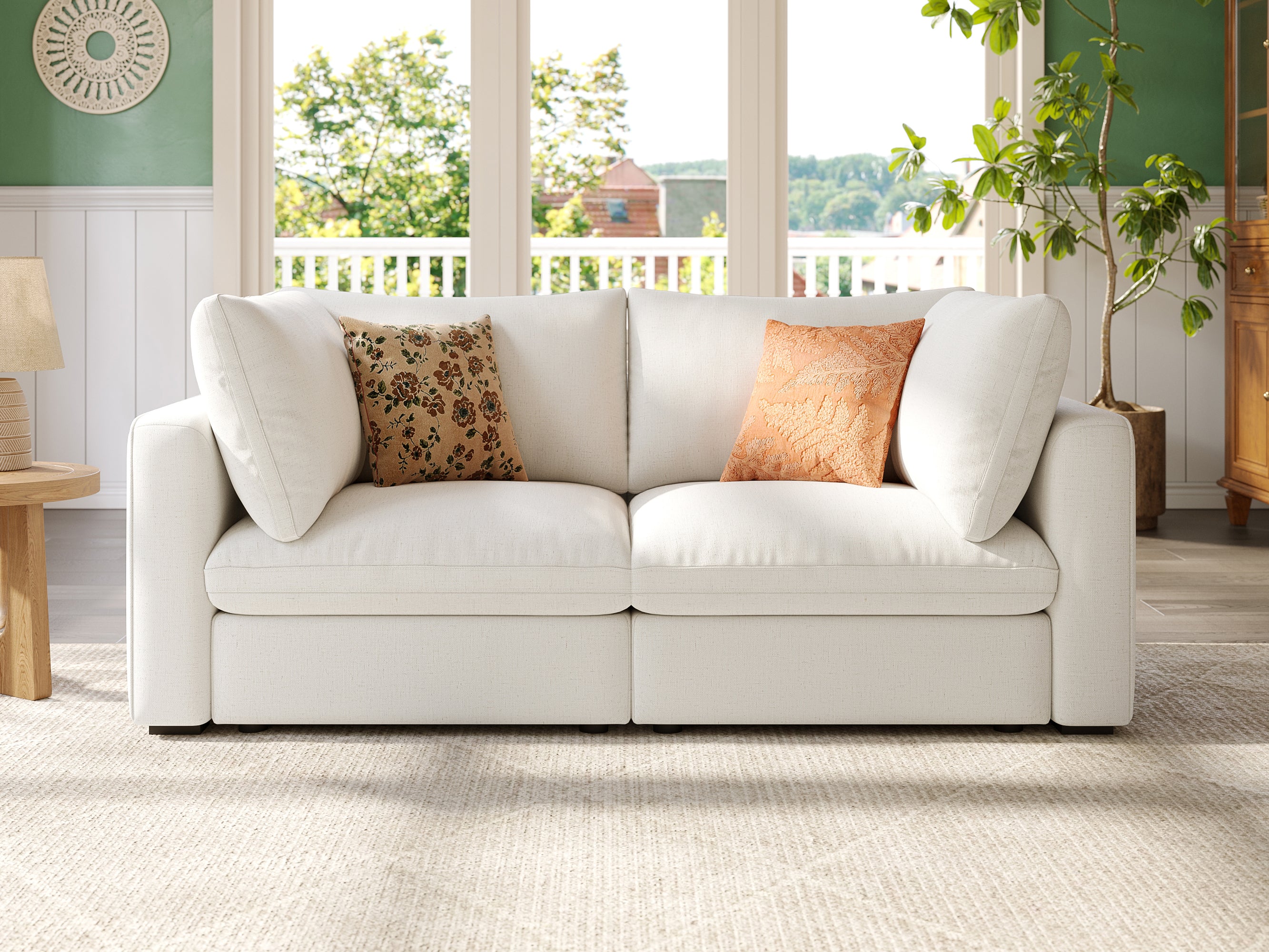 RUBIK V 2 Seats Couch - LINSY HOME