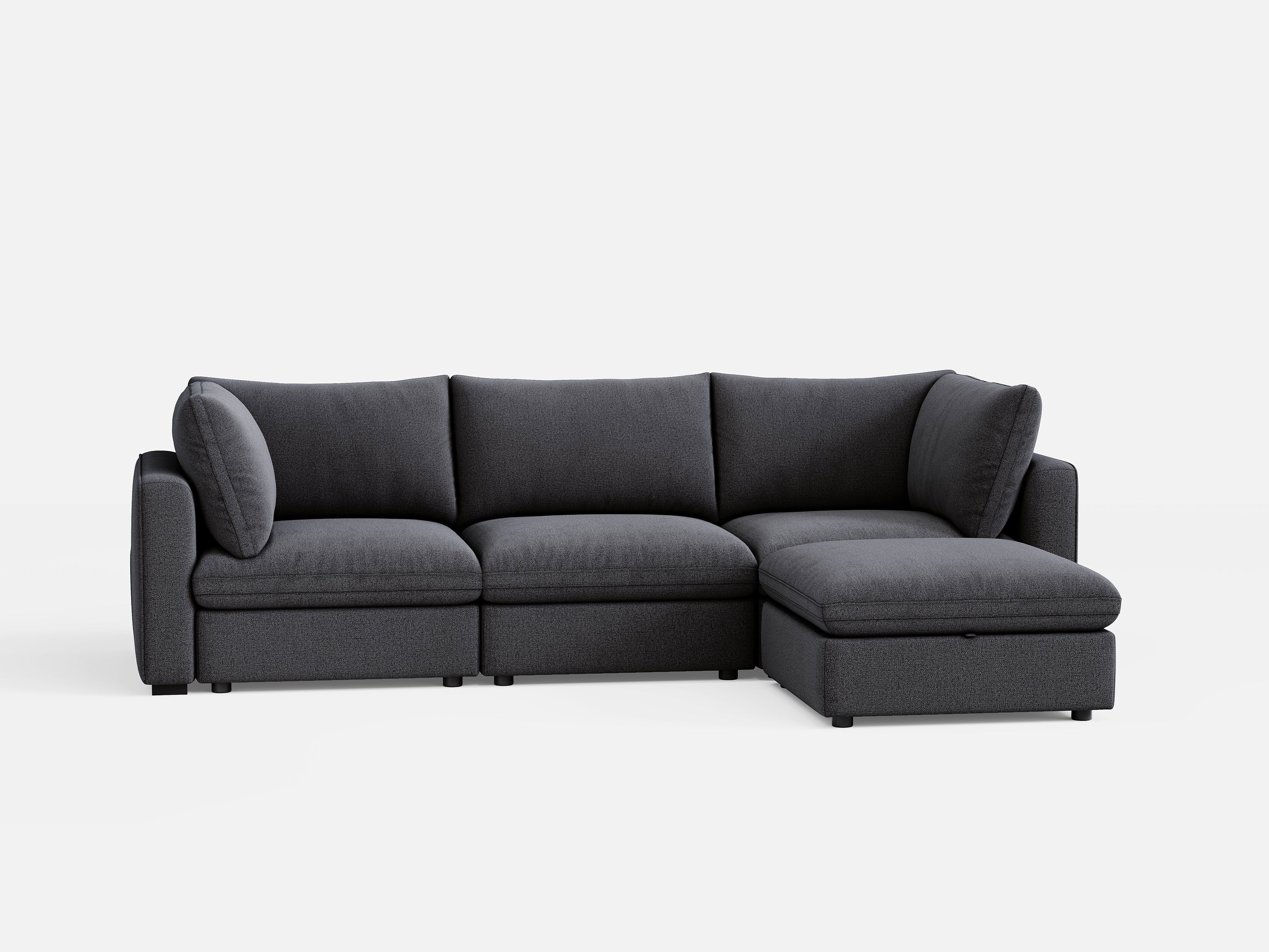 RUBIK V 3 Seats with Ottoman - LINSY HOME