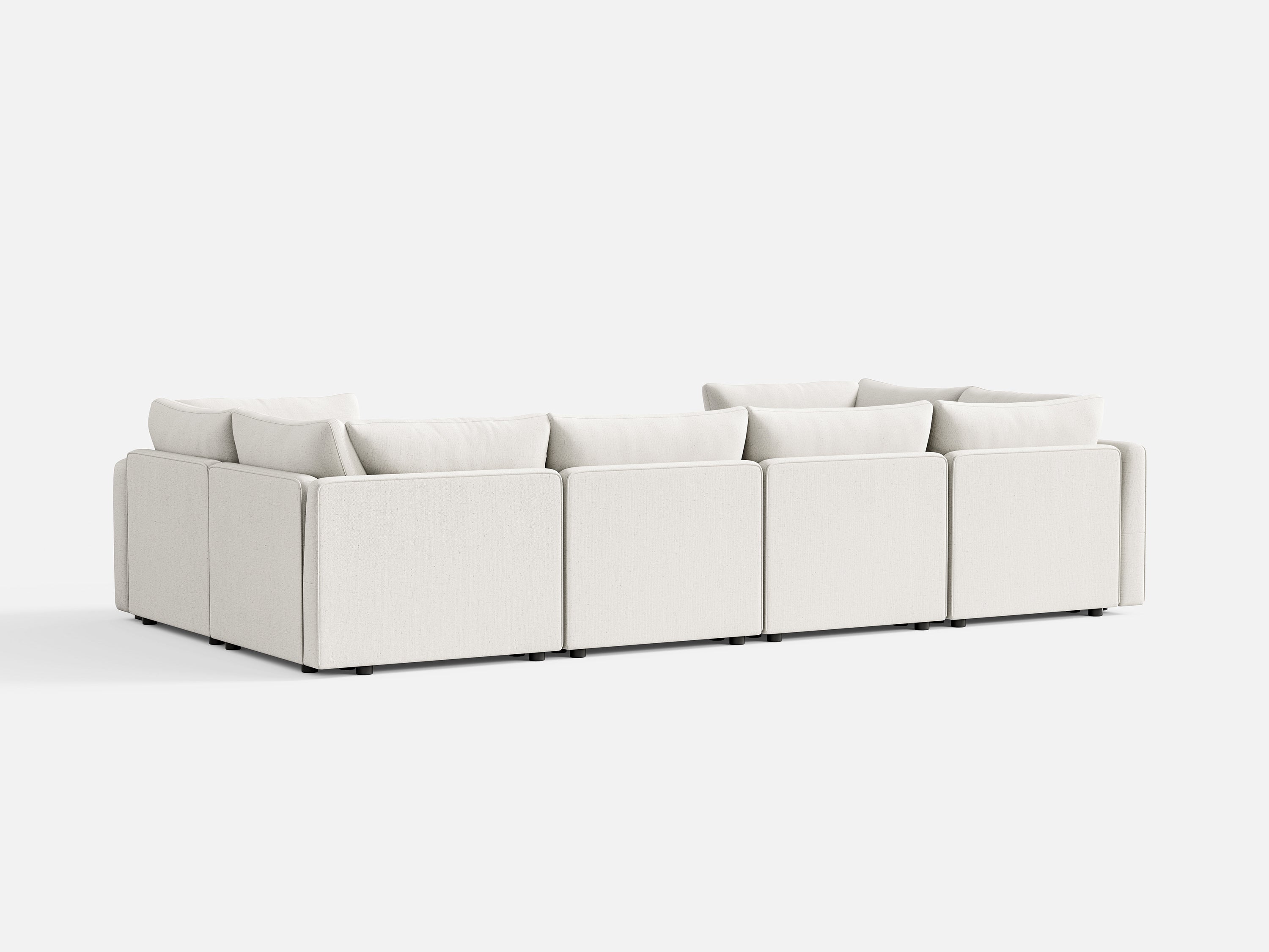 RUBIK V 4 Seats with 2 Corners - LINSY HOME