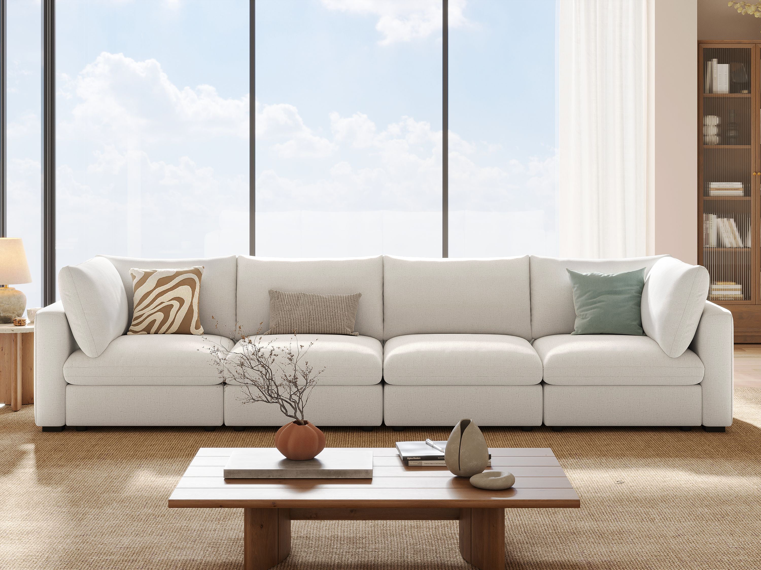 RUBIK V 4 Seats Couch - LINSY HOME