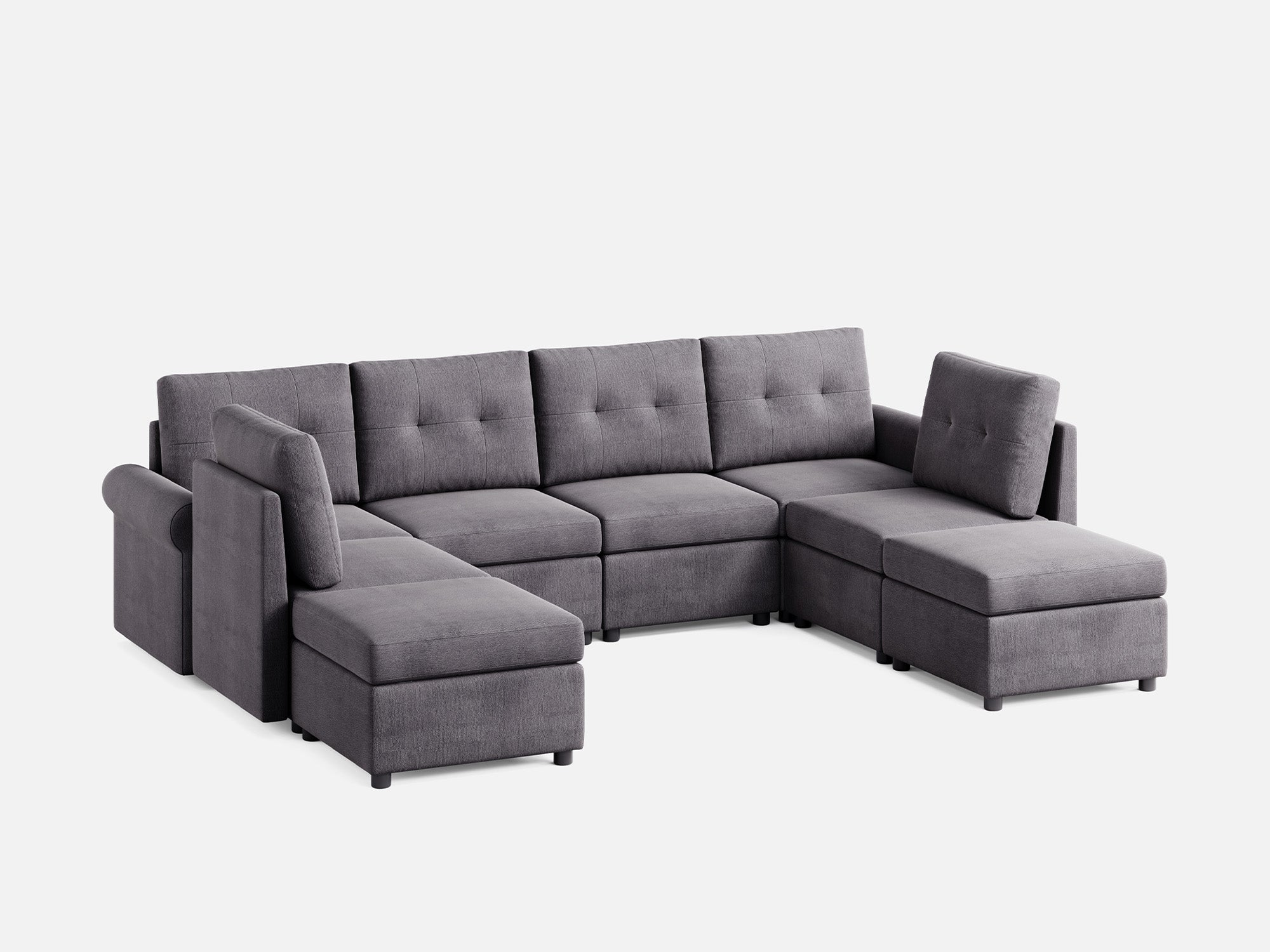 RUBIK III 6 Seats with 2 Ottomans