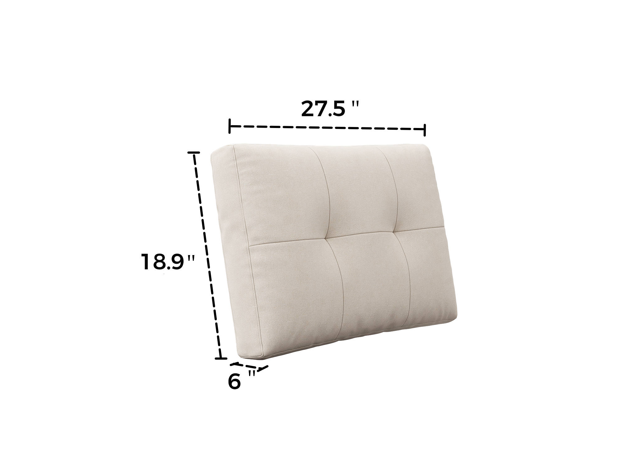RUBIK III Backrest & Back Cushion - LINSY HOME