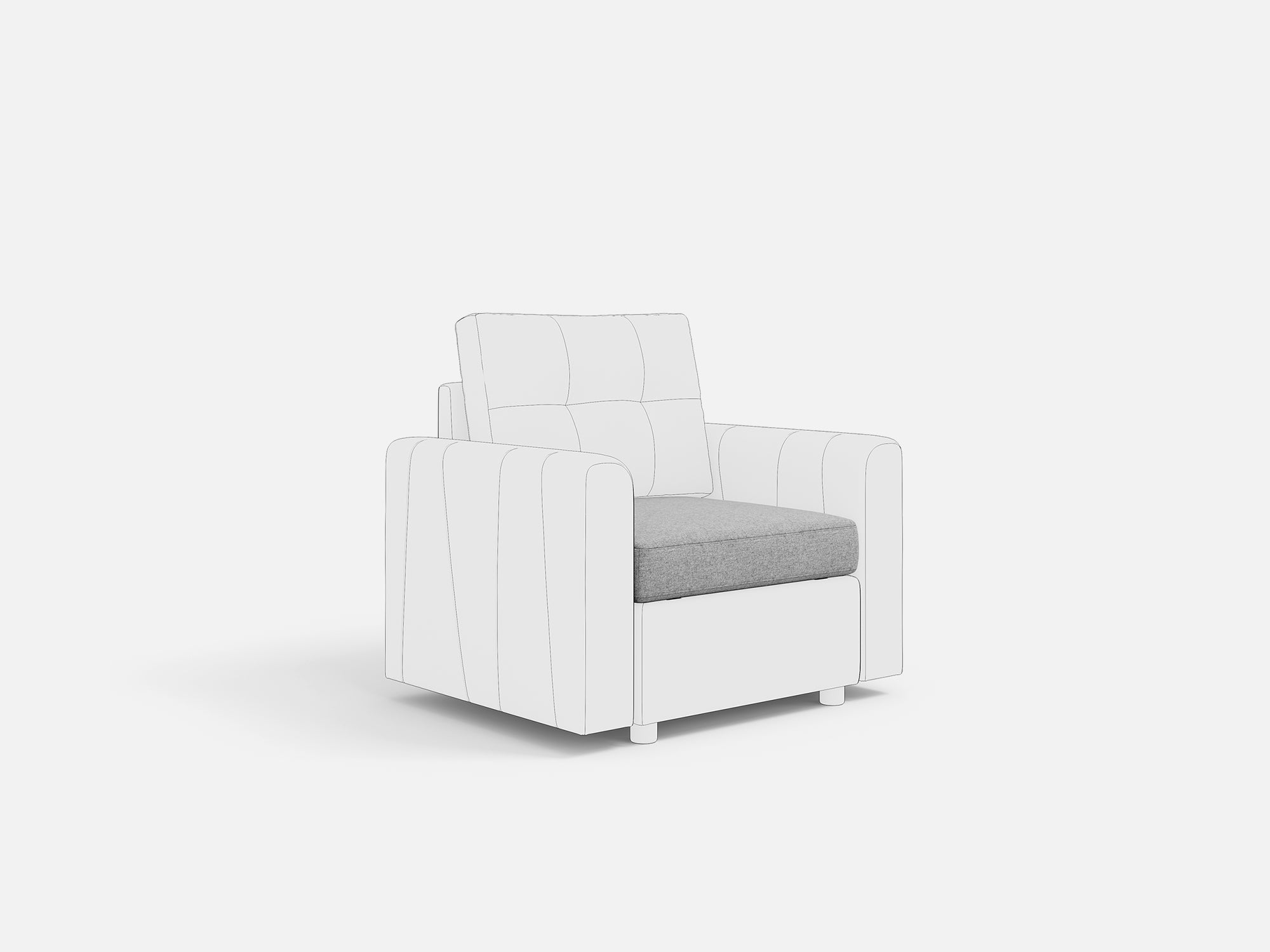 RUBIK III Seat Cushion - LINSY HOME