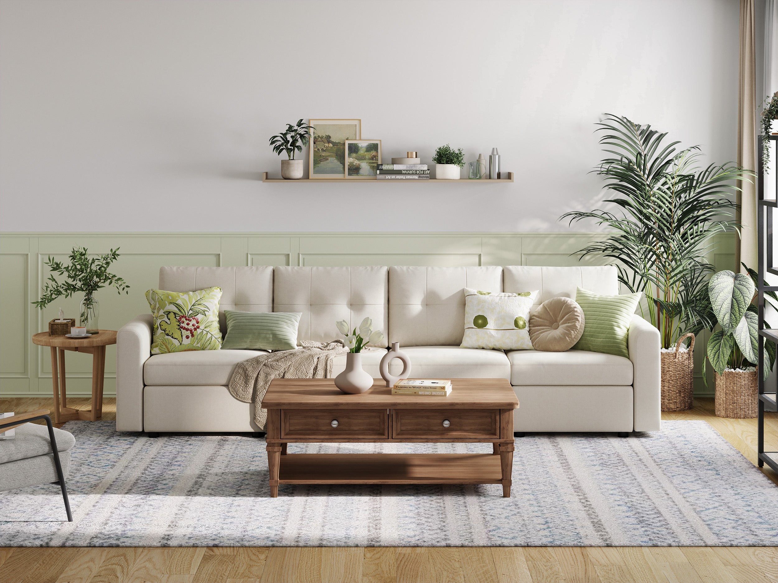 RUBIK III 4 Seats Sofa - LINSY HOME