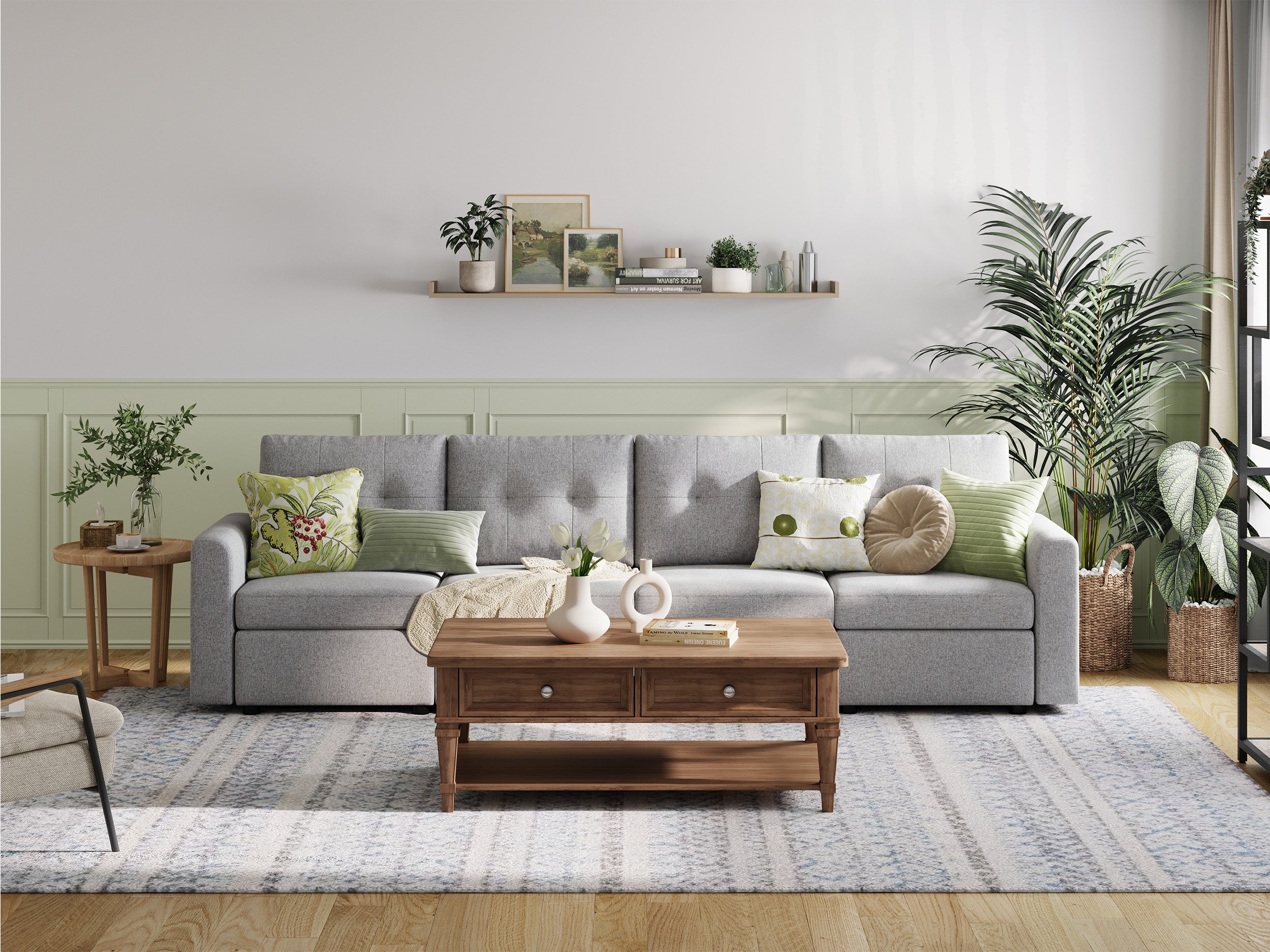 RUBIK III 4 Seats Sofa - LINSY HOME