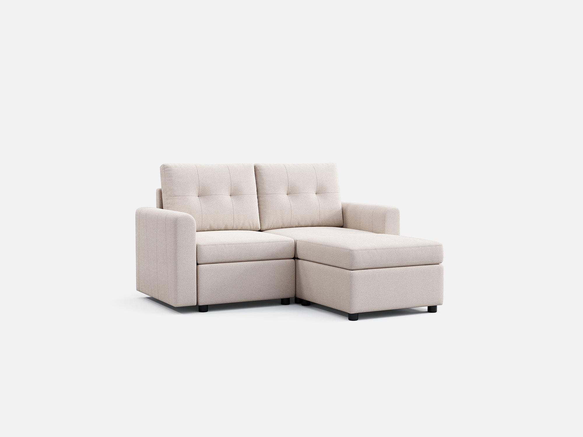 RUBIK III 2 Seats with Ottoman - LINSY HOME