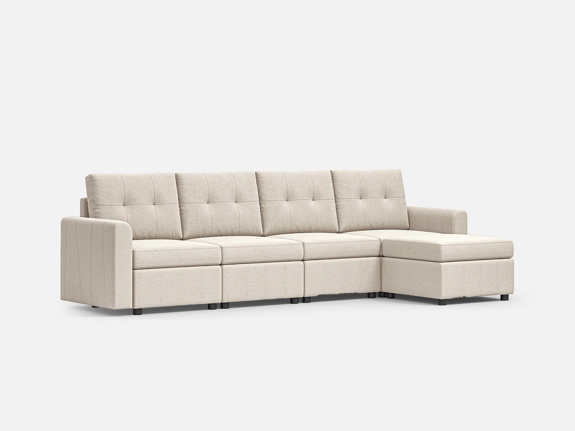 RUBIK III 4 Seats with Ottoman - LINSY HOME