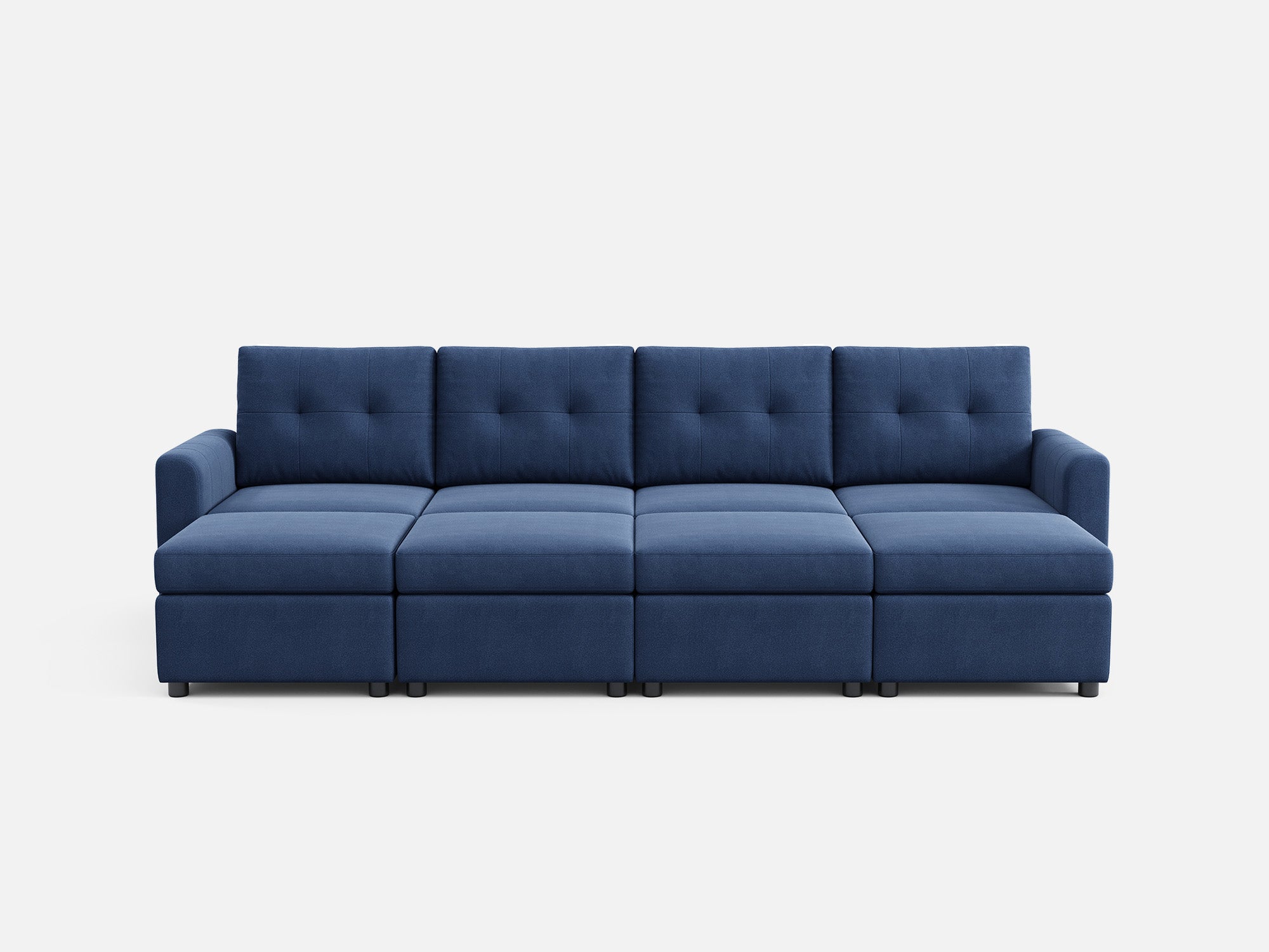 RUBIK III 4 Seats with 4 Ottomans - LINSY HOME