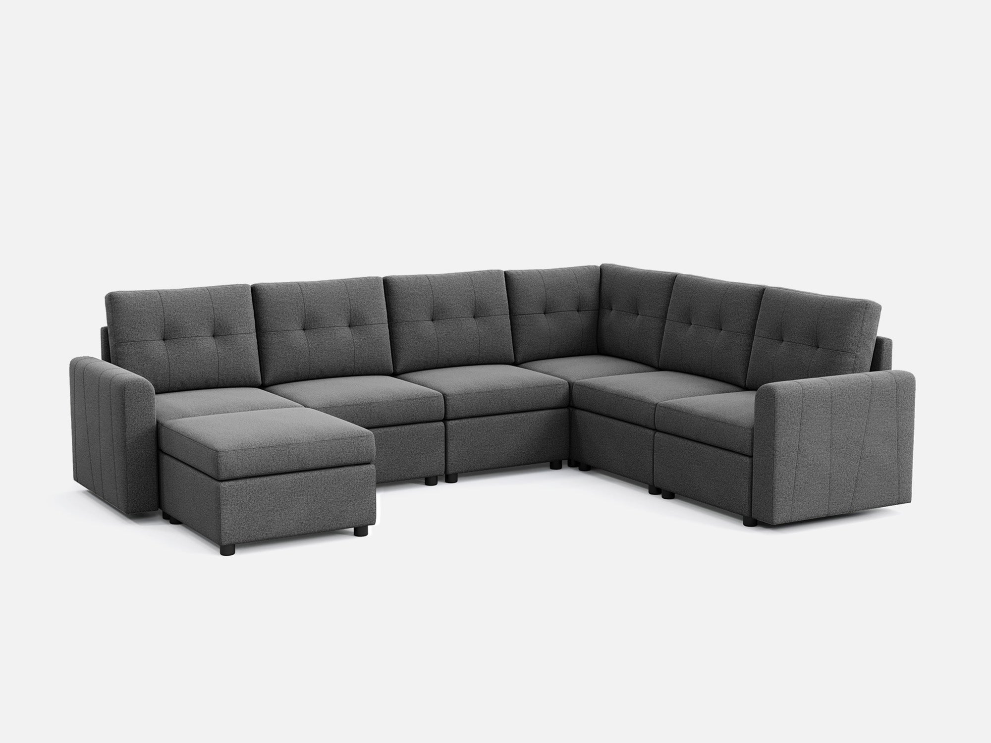 RUBIK III 5 Seats with Corner & Ottoman - LINSY HOME