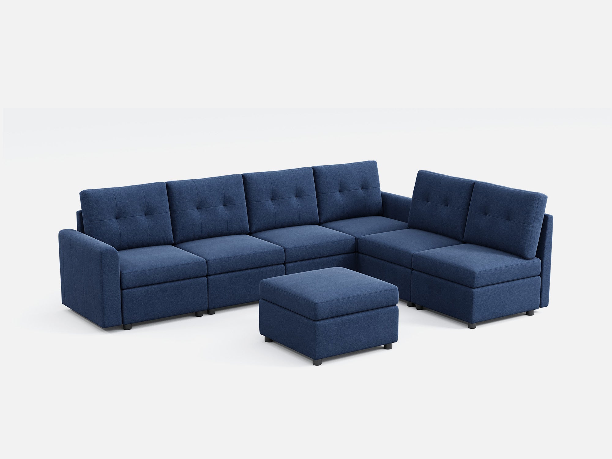 RUBIK III 6 Seats with Ottoman and An Additional Set of Covers - LINSY HOME