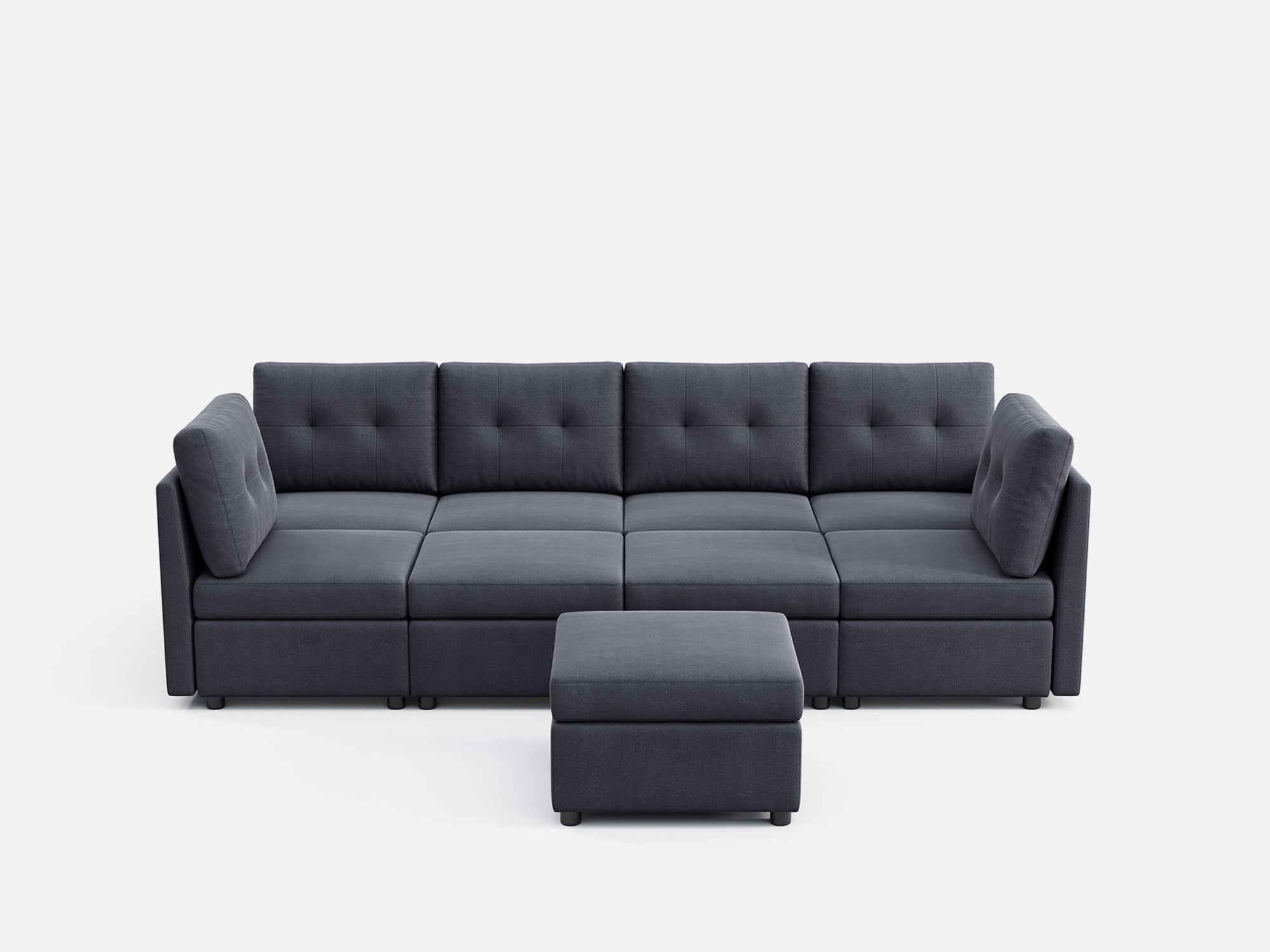 RUBIK III 6 Seats With 3 Ottomans - LINSY HOME