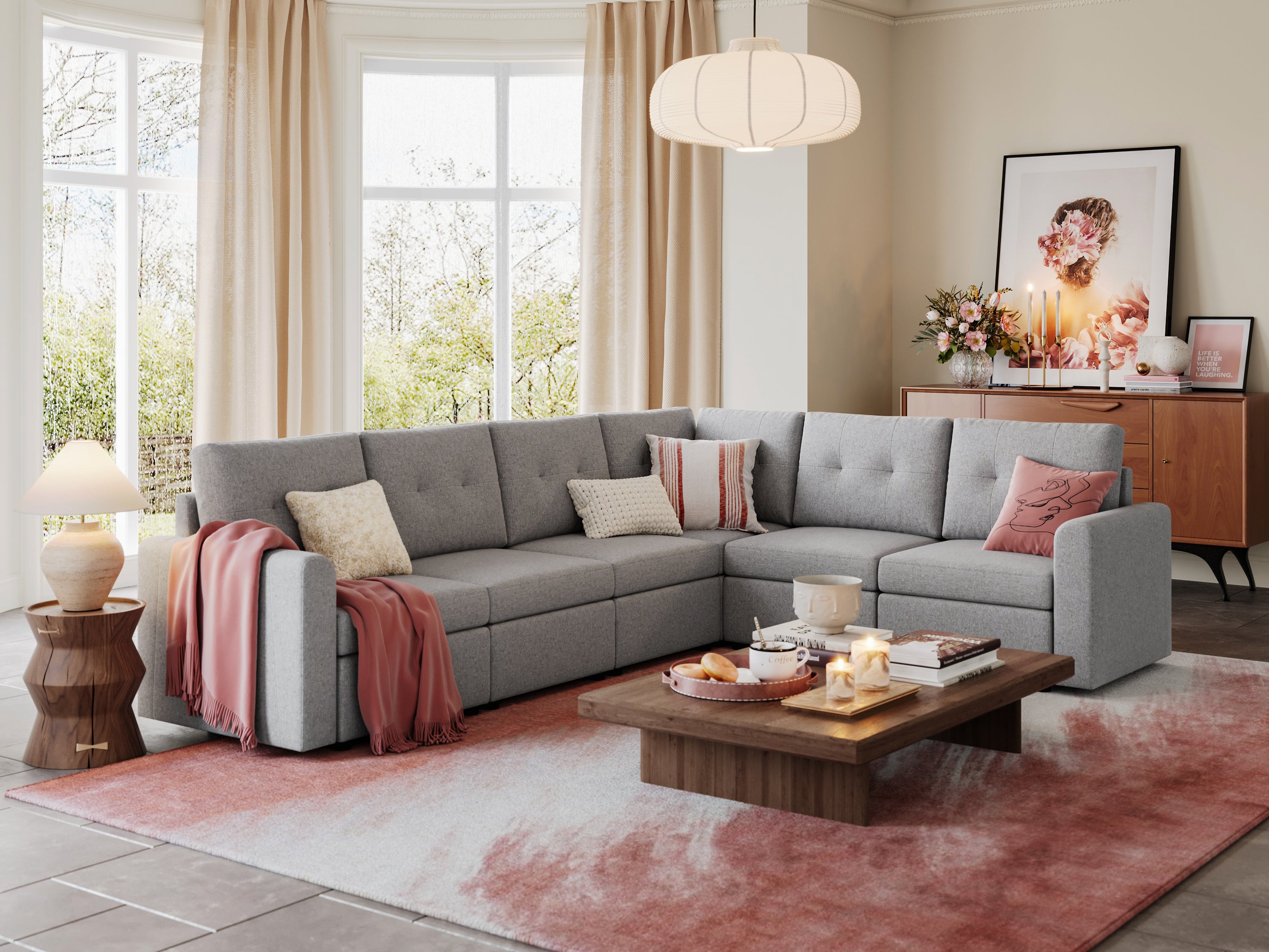 RUBIK III 6 Seats Sofa - LINSY HOME