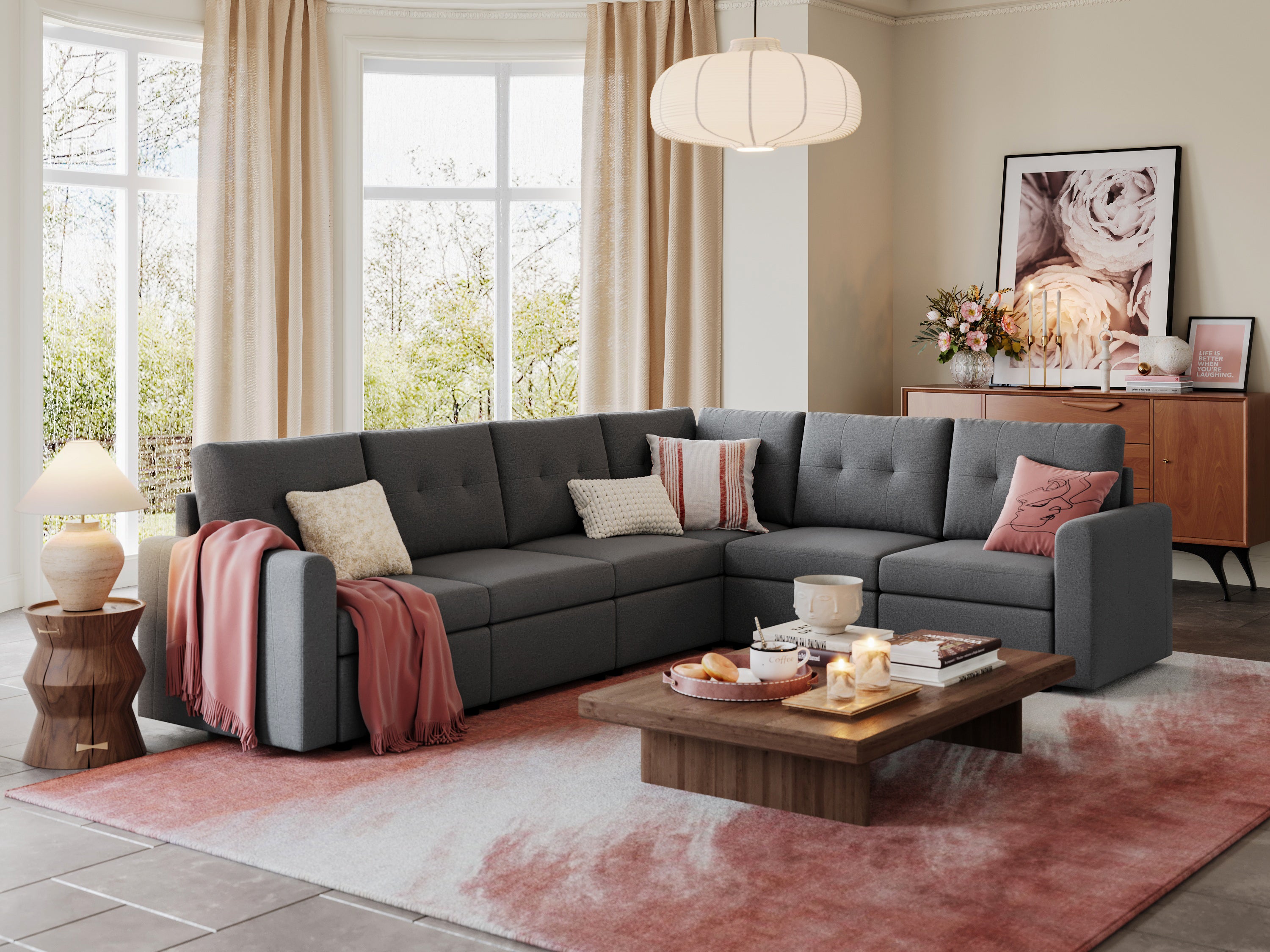 RUBIK III 6 Seats Sofa - LINSY HOME