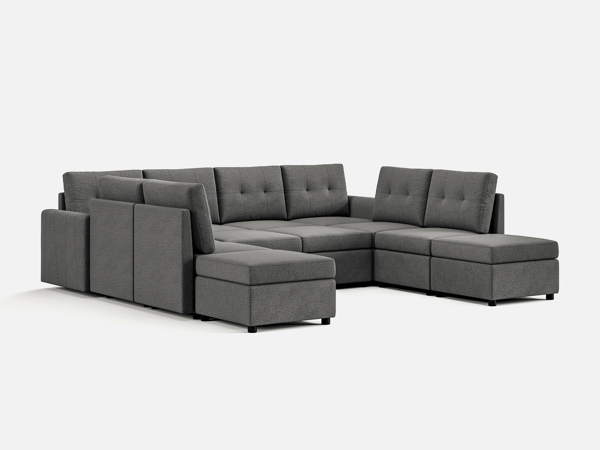 RUBIK III 8 Seat with 4 Ottomans - LINSY HOME