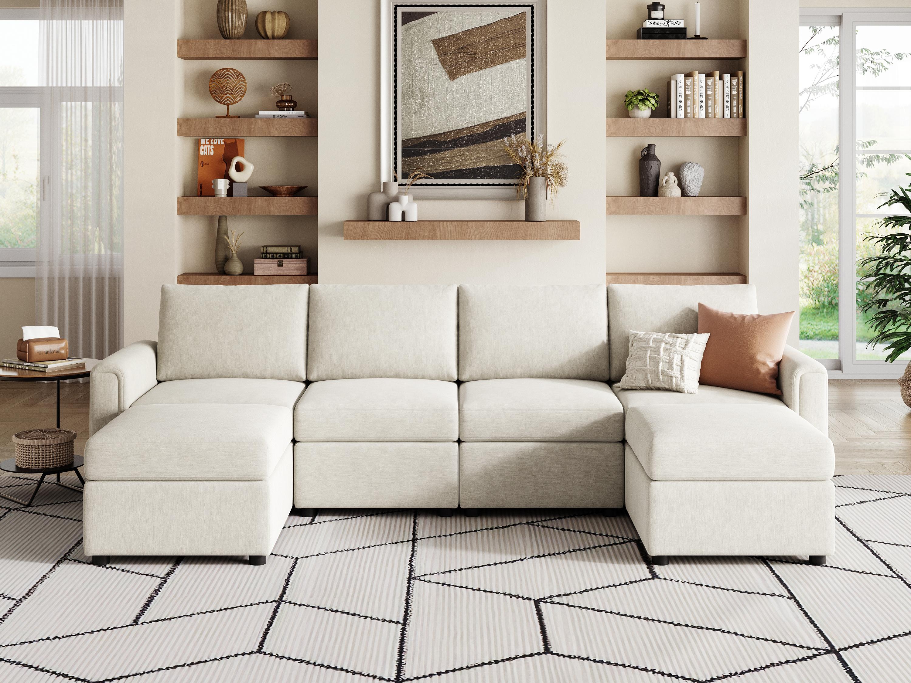 RUBIK I 4 Seats with 2 Ottomans