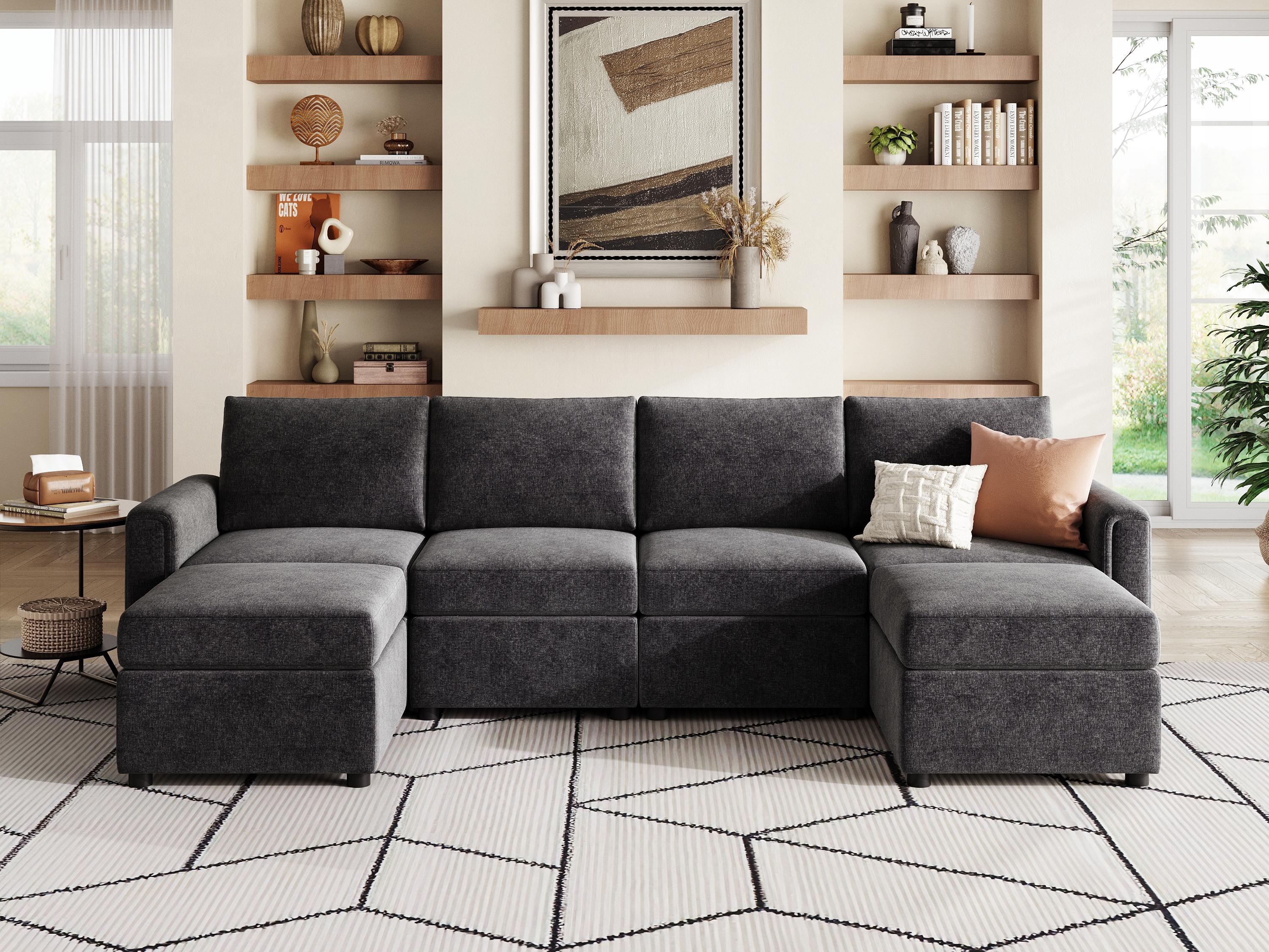 RUBIK I 4 Seats with 2 Ottomans