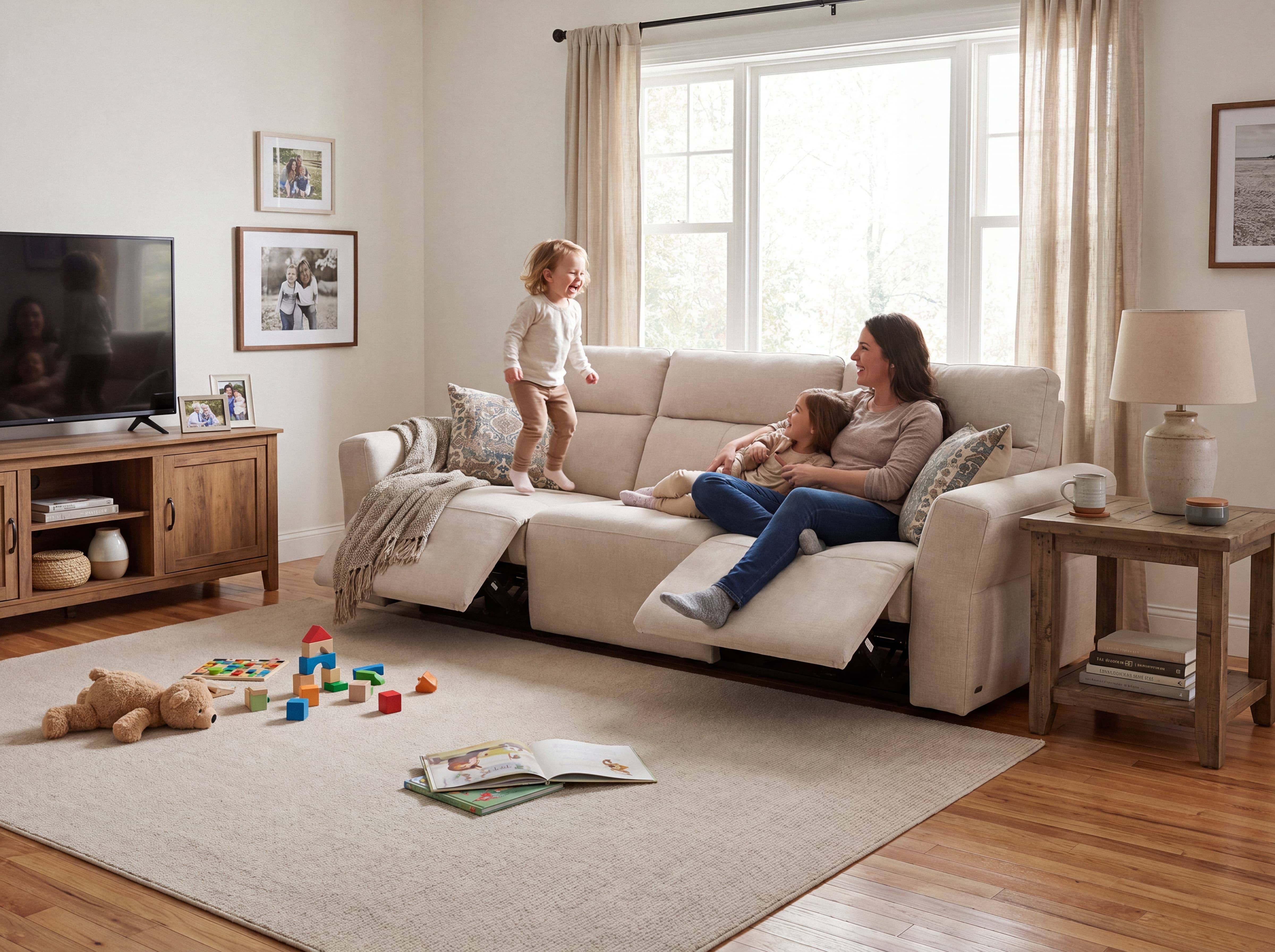 HAVEN 4-Seat Power Reclining Modular Couch
