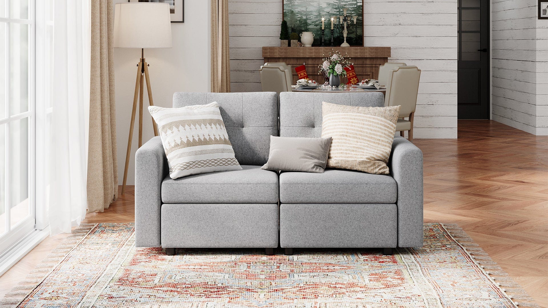 RUBIK III 2 Seats Sofa - LINSY HOME